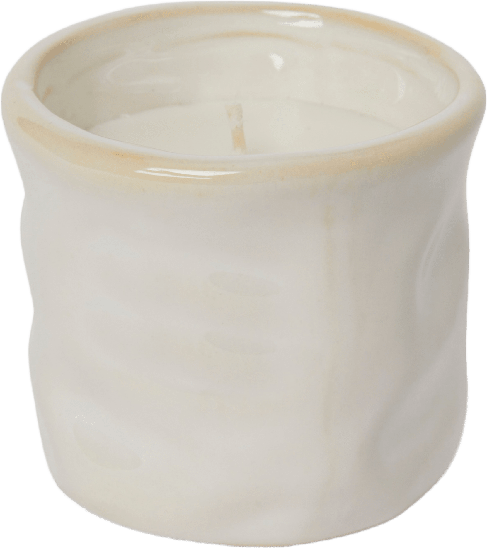 Doftljus ODETTE 7 cm, från Åhléns Home, i färgen Offwhite.