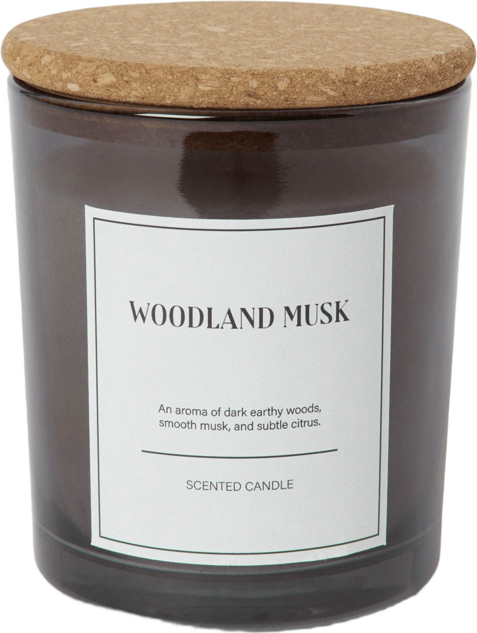 Doftljus med korklock CORA 10 cm, från Åhléns Home, i färgen Grey.