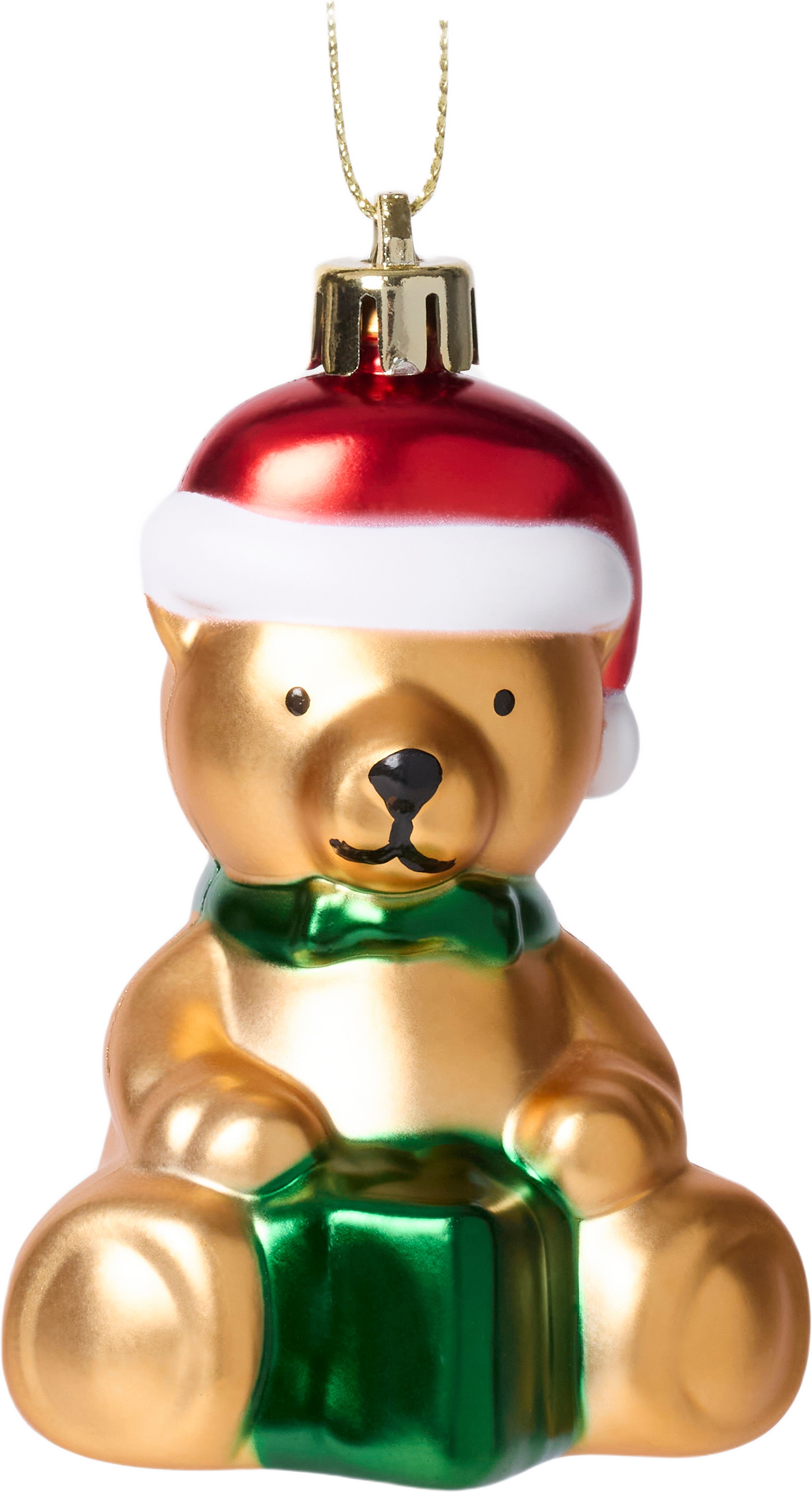 Julgranshänge TEDDYBJÖRN, från Åhléns Home, i färgen Gold.