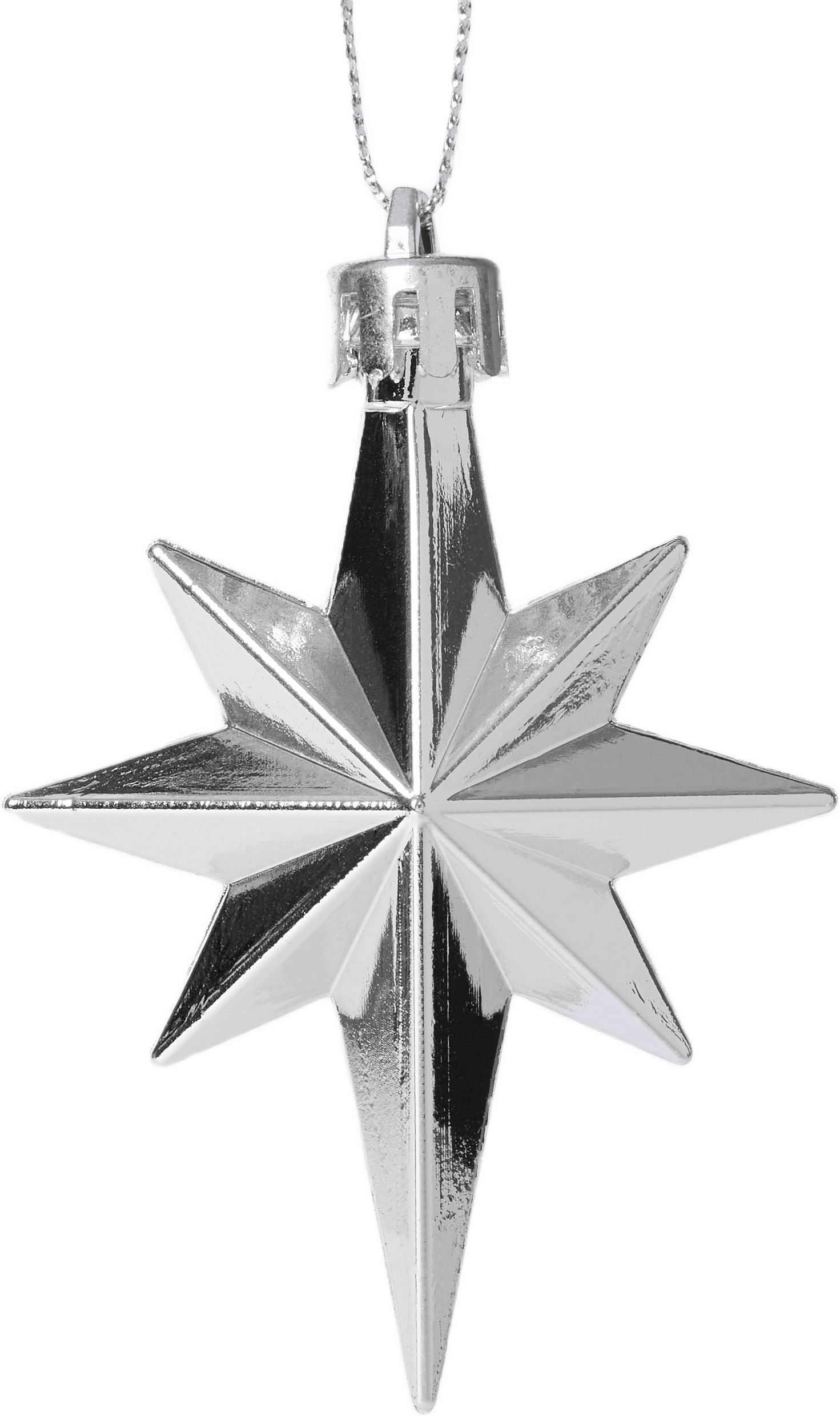 Julgranshänge STAR, från Åhléns Home, i färgen Silver.