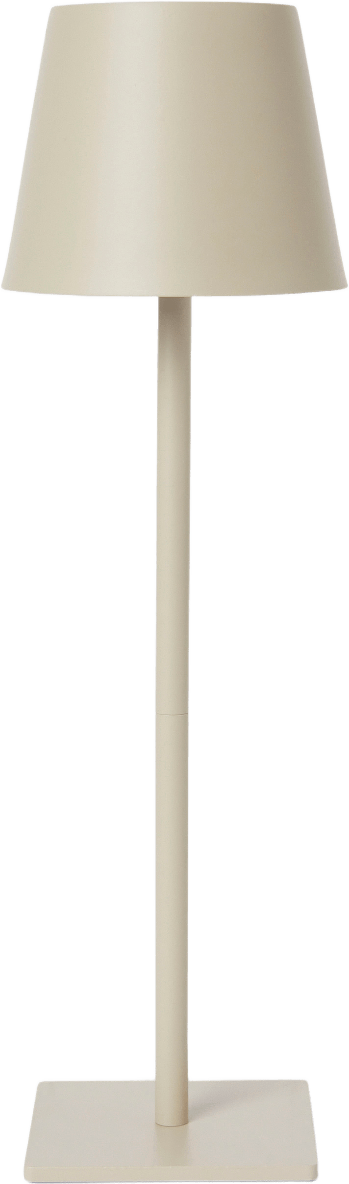 Uppladdningsbar lampa för utomhusbruk ELSA 38 cm, från Åhléns Home, i färgen Beige.