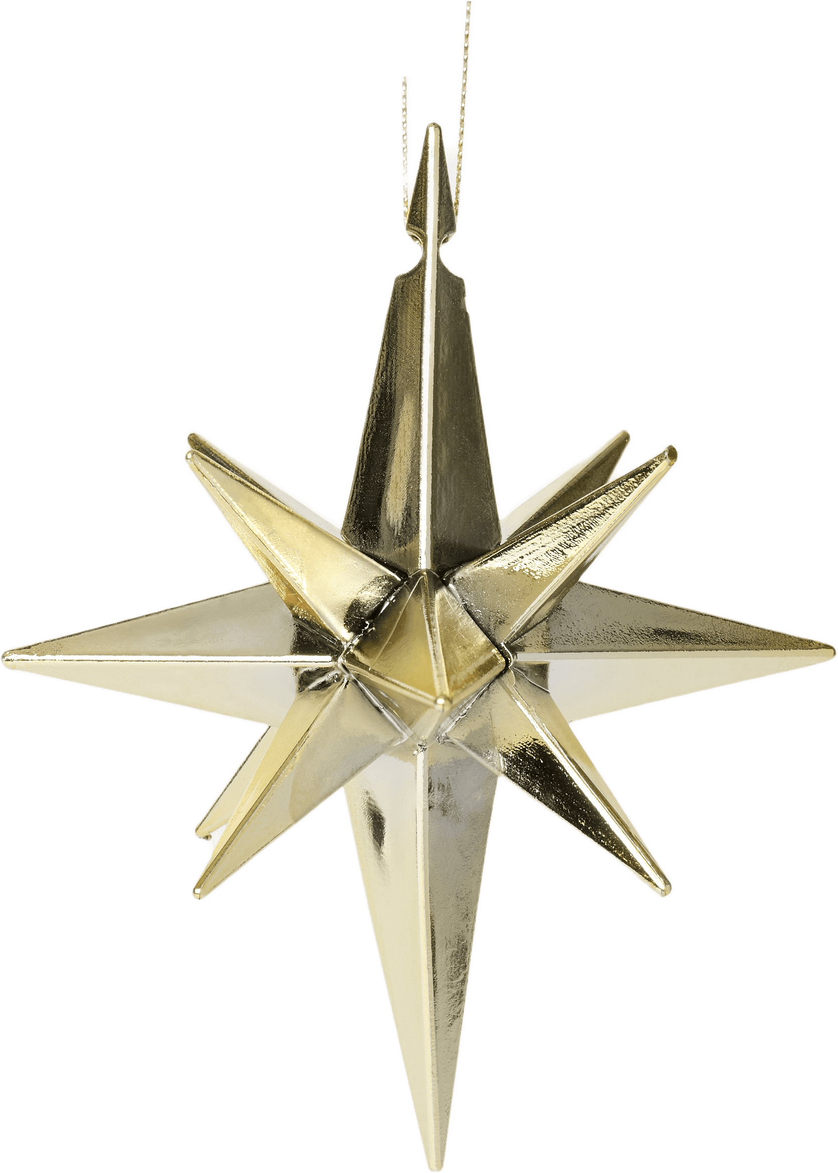 Julgranshänge STAR 3D, från Åhléns Home, i färgen Gold.