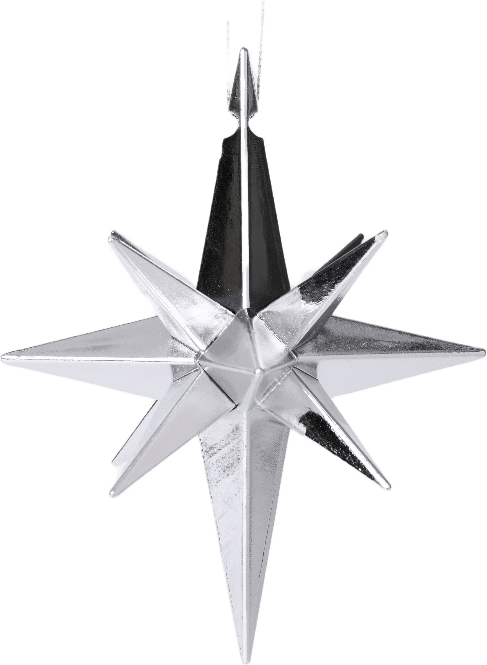 Julgranshänge STAR 3D, från Åhléns Home, i färgen Silver.