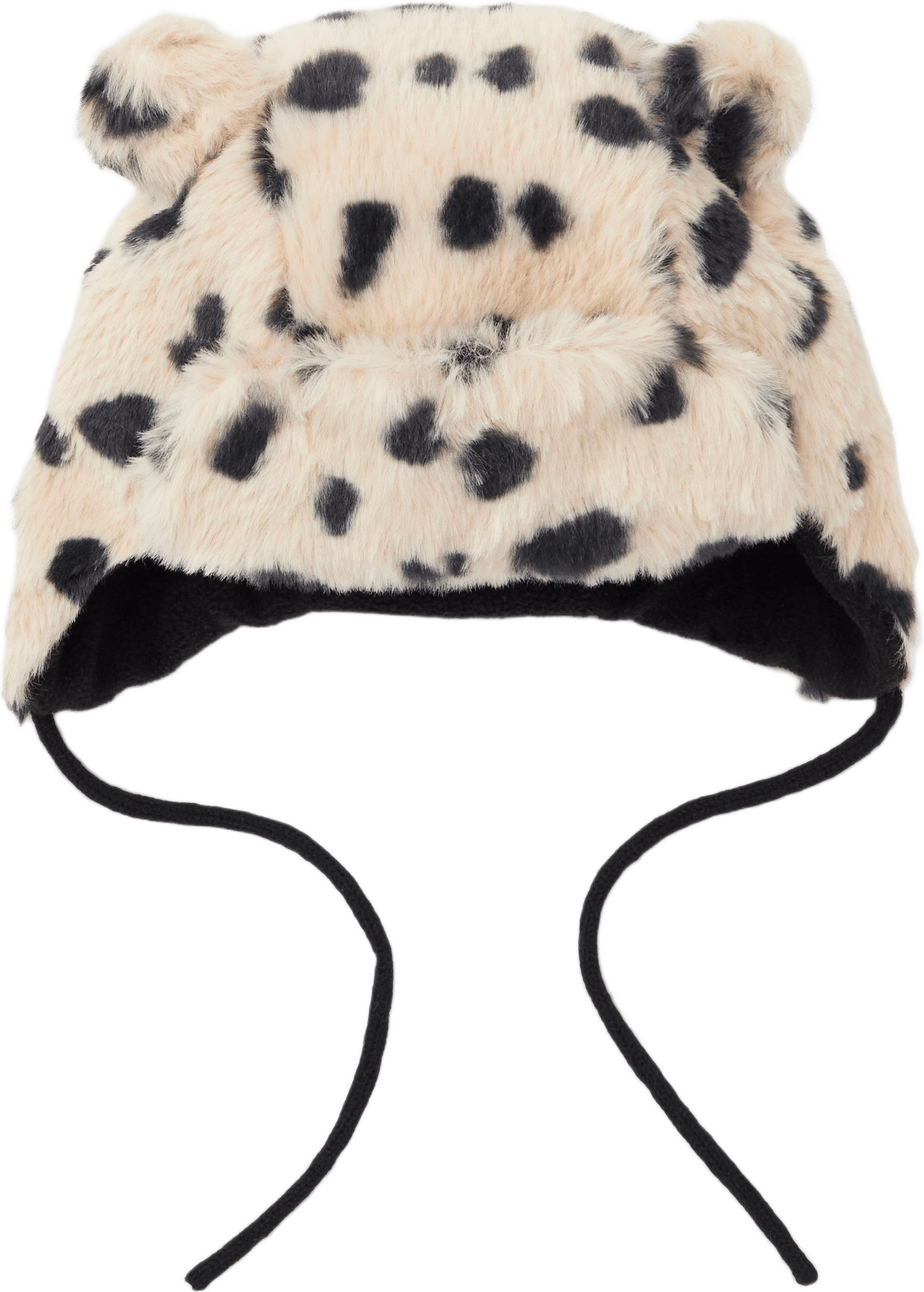 Babymössa i fuskpäls SAMI, från RIKIKI, i färgen Dot.