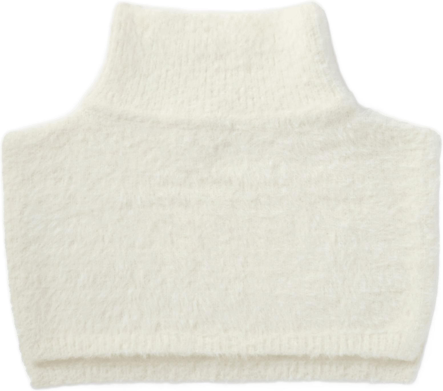 Lurvig fuskpolo STELLA, från RIKIKI, i färgen Offwhite.