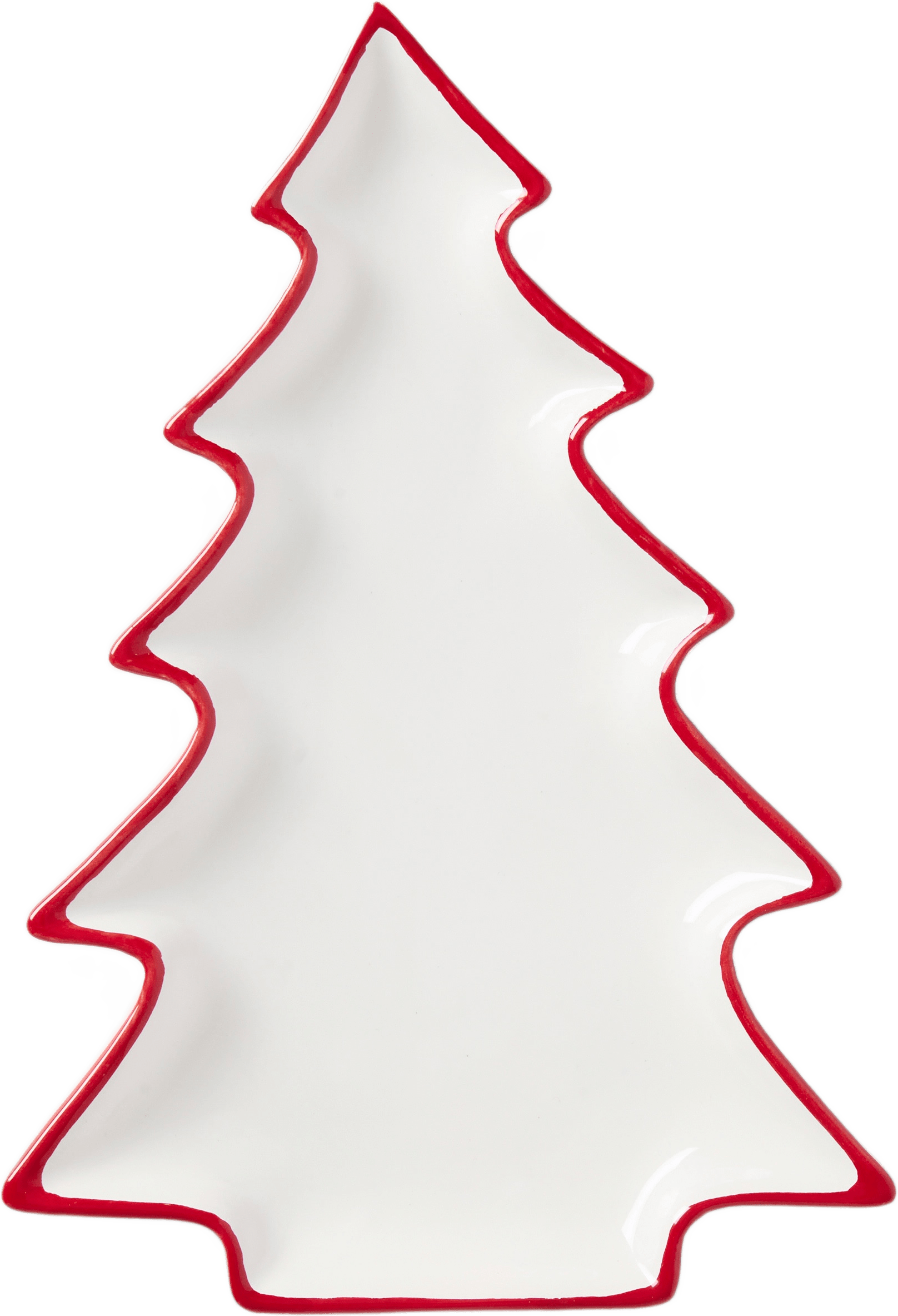 Serveringsfat JULGRAN, från Åhléns Home, i färgen Red.