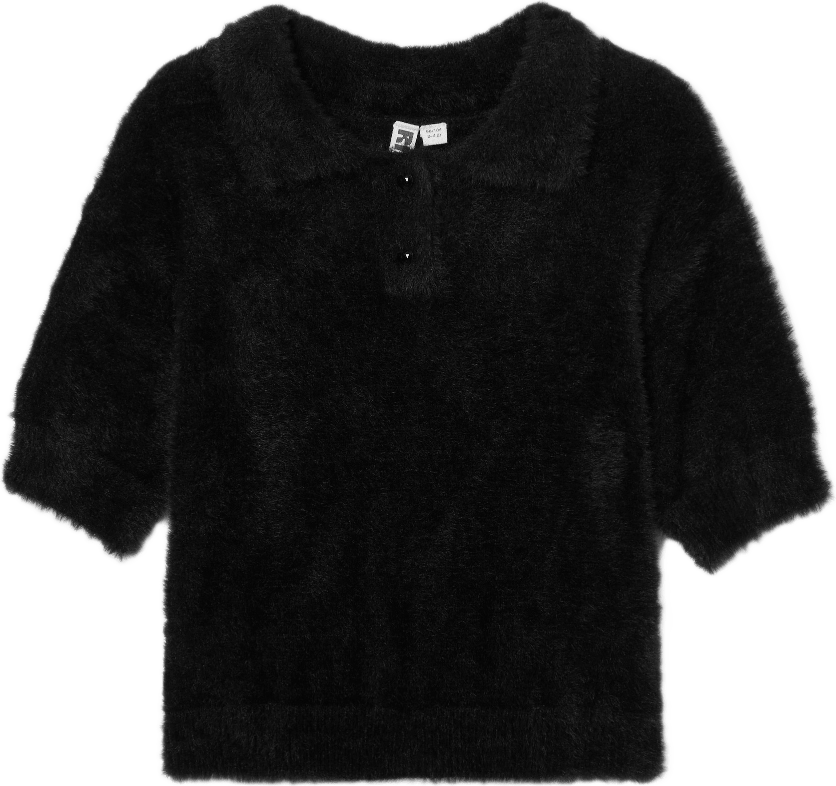 Lurvig pikétröja LINNEA, från RIKIKI, i färgen Black.