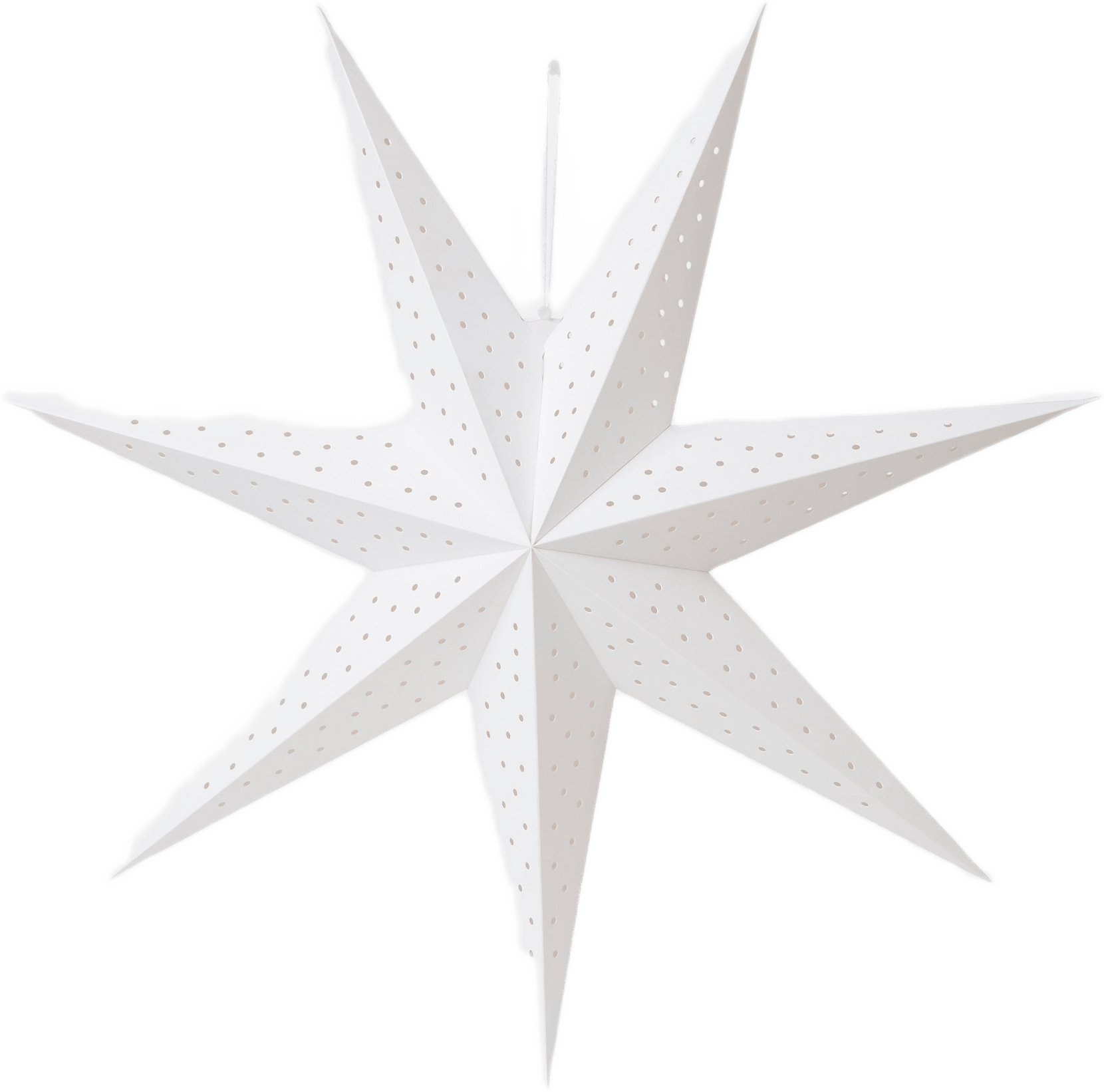 Adventsstjärna JULES 70 cm, från Åhléns Home, i färgen White.