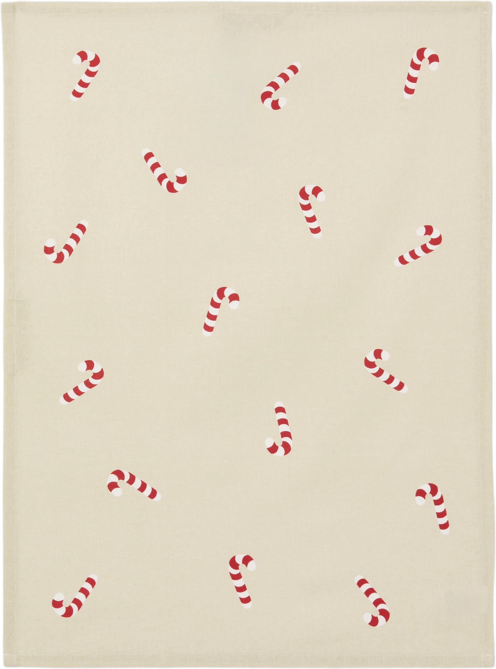 Kökshandduk POLKA 50x70 cm, från Åhléns Home, i färgen Cream.