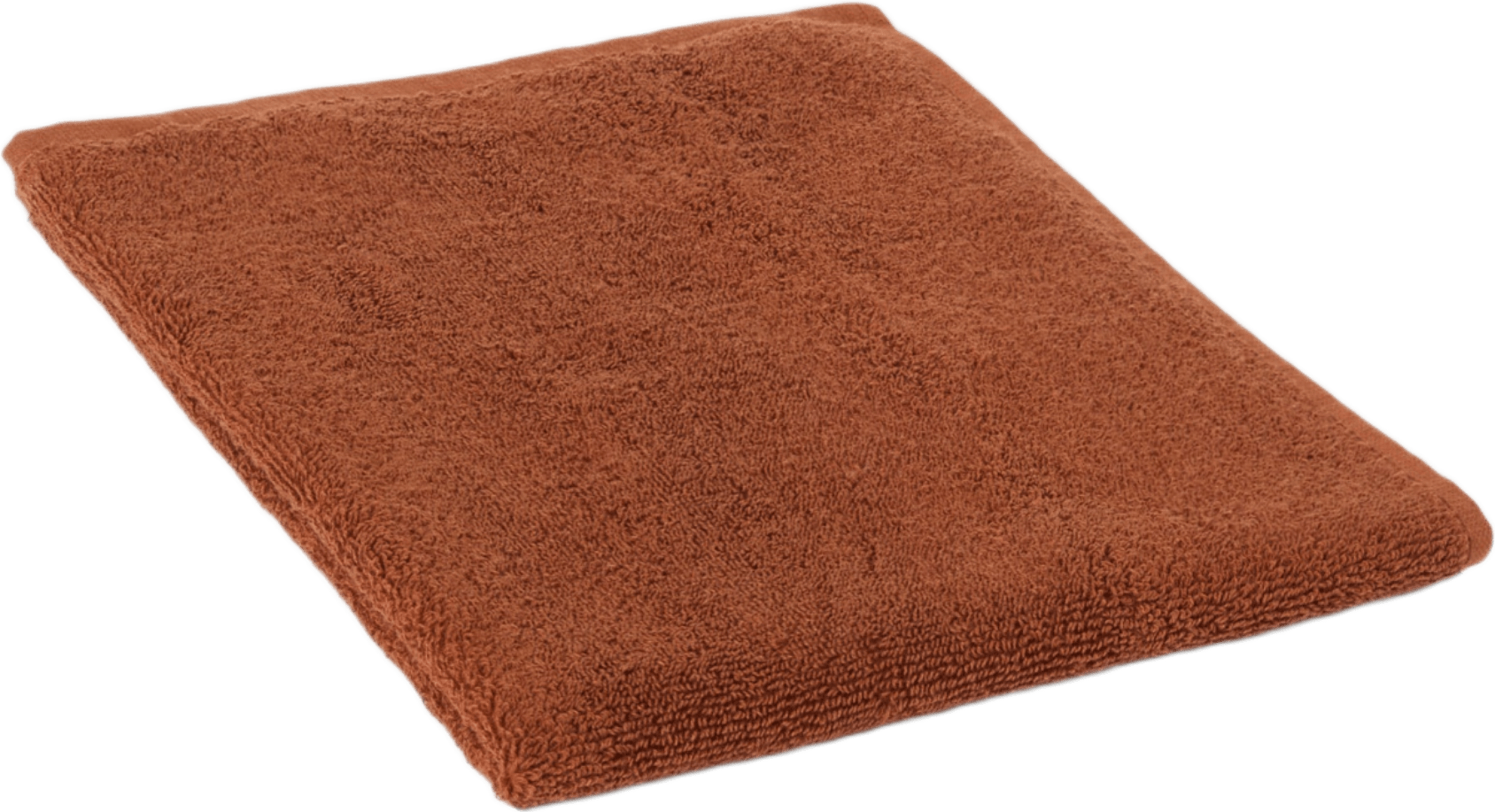 Handduk STELLA 50x70 cm, från Åhléns Home, i färgen Dark Rust.