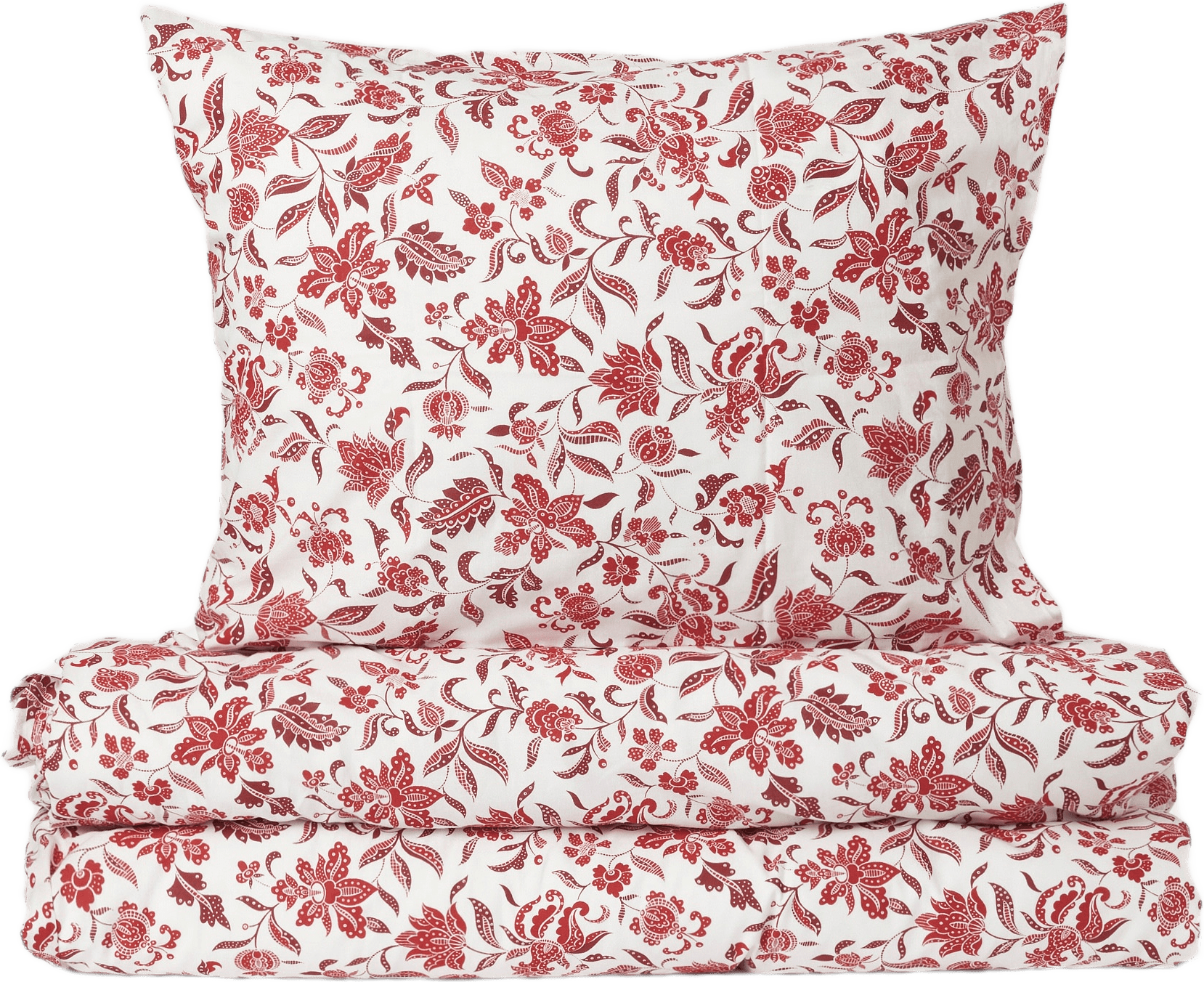 Bäddset OFELIA 150x210 cm, från Åhléns Home, i färgen Red.