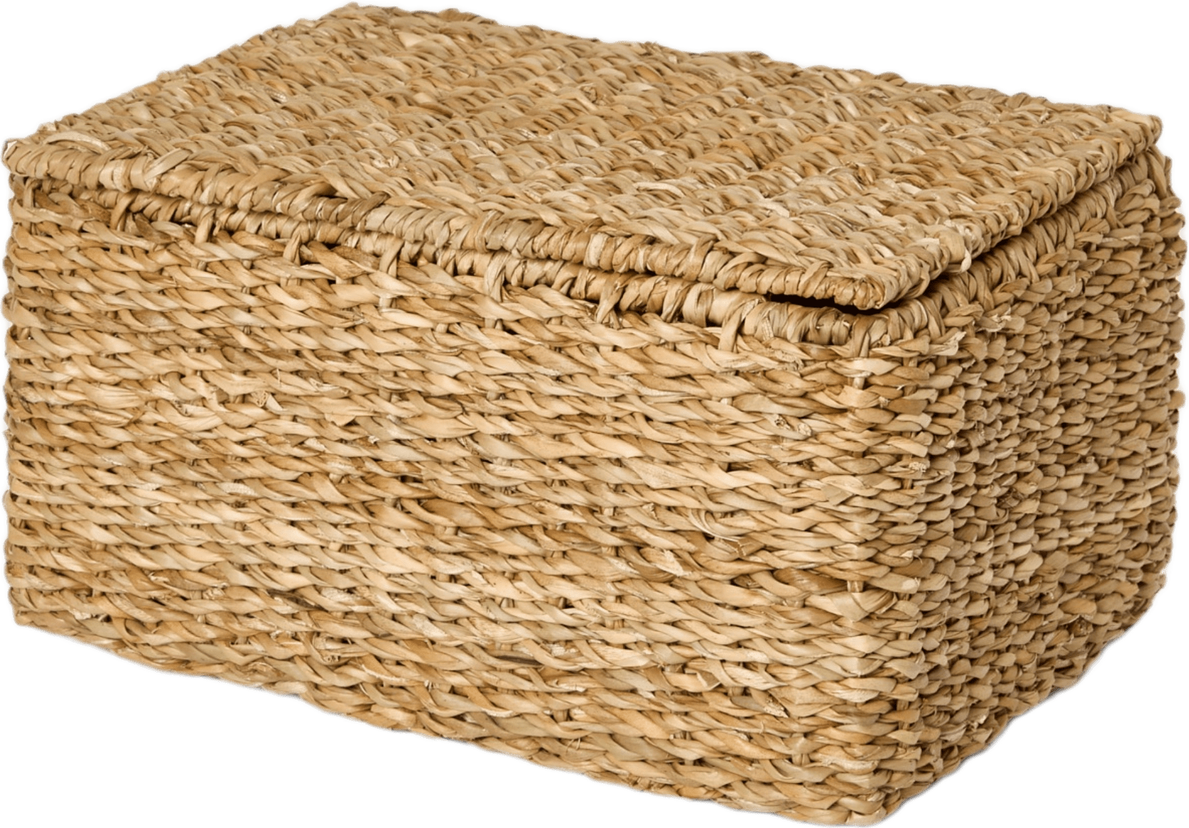 Förvaringskorg med lock HOOGLA 40x28 cm, från Åhléns Home.