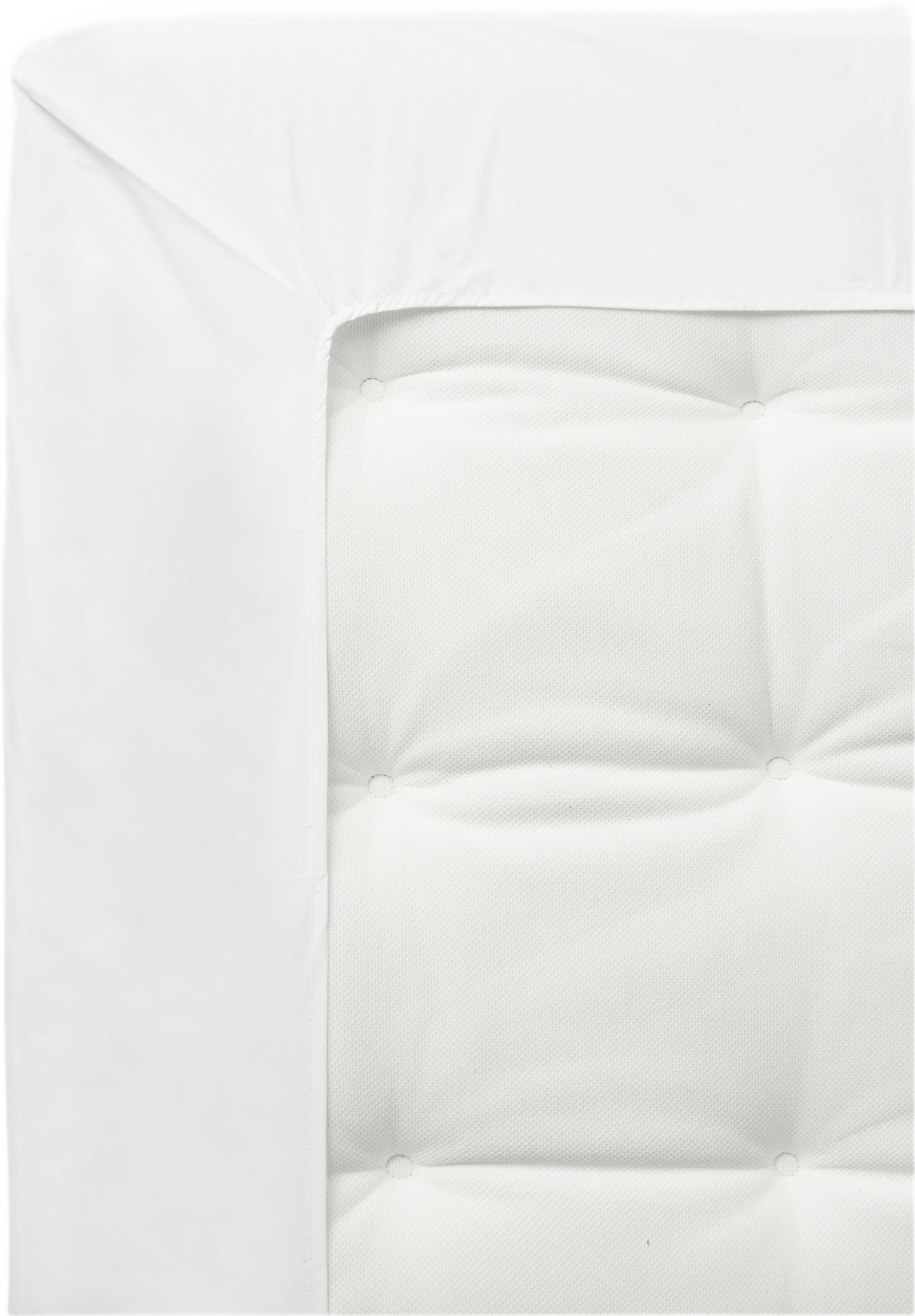 Kuvertlakan i percale 120x200 cm, från VIDE, i färgen White.