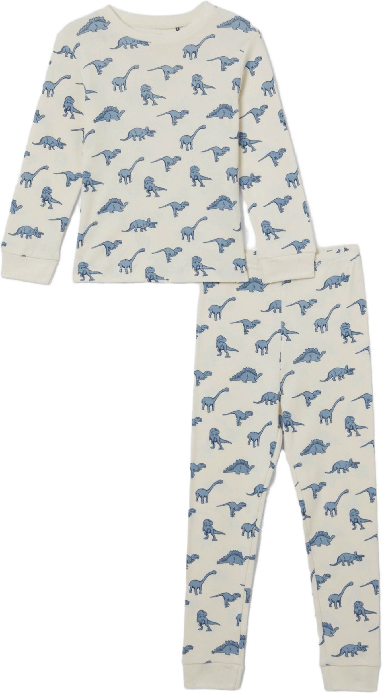 Mönstrad pyjamas PEAR Blue/Blue från Å KIDS | Åhléns