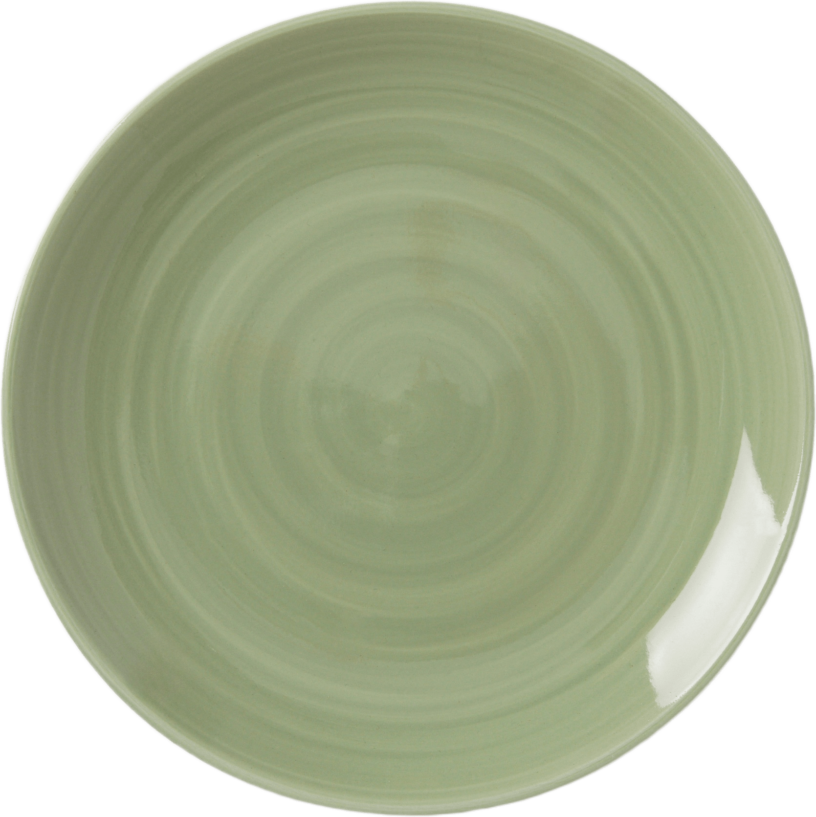 Assiett LIVORNO 21 cm, från PORTOLINO LIVING, i färgen Green.