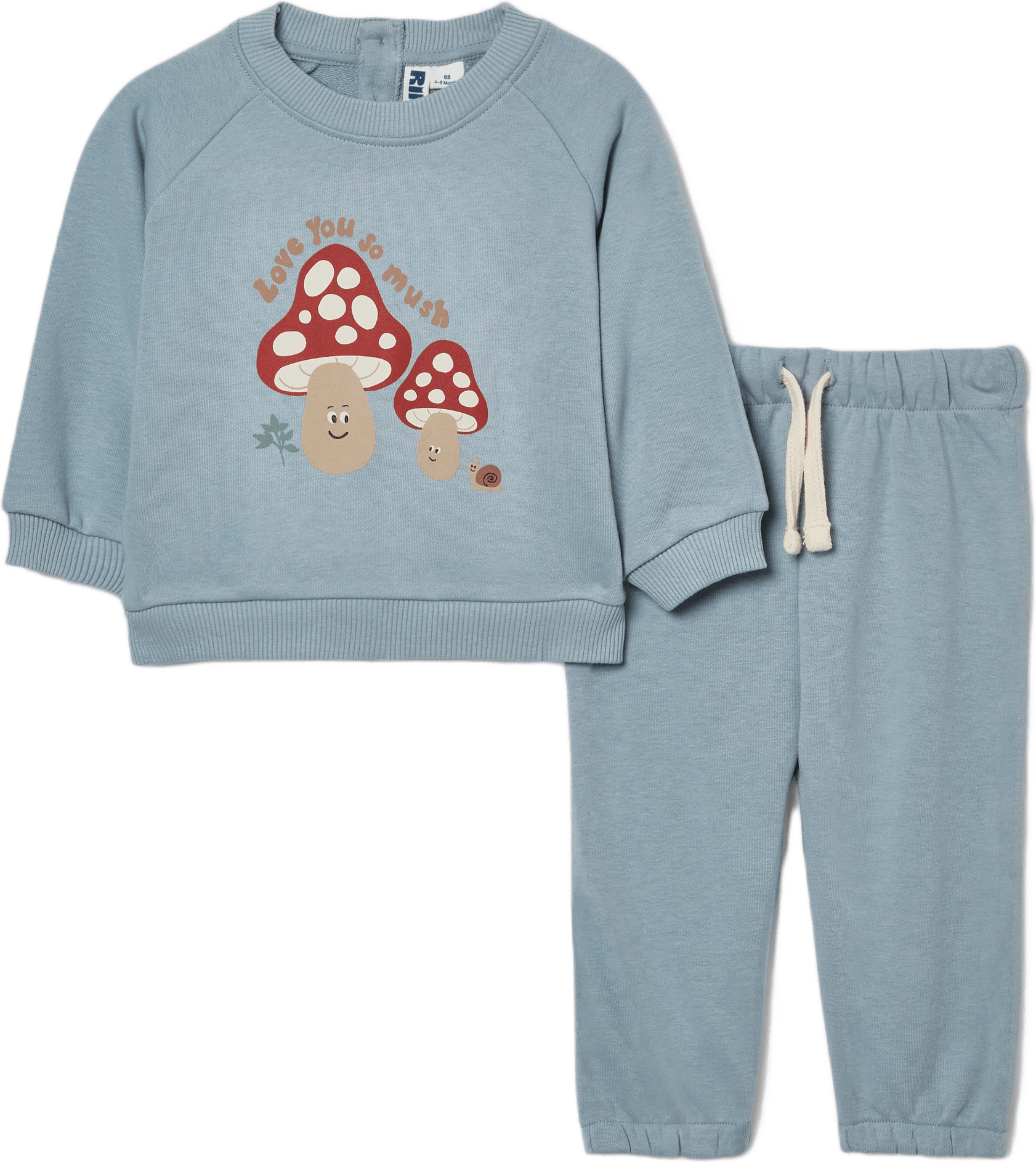 Mjukisset BOBBIE, från RIKIKI, i färgen Blue.