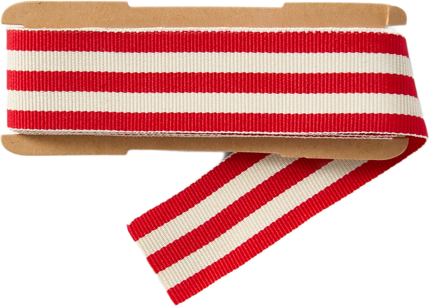 Presentband STRIPE 4 m, från Åhléns Home, i färgen White/Red.