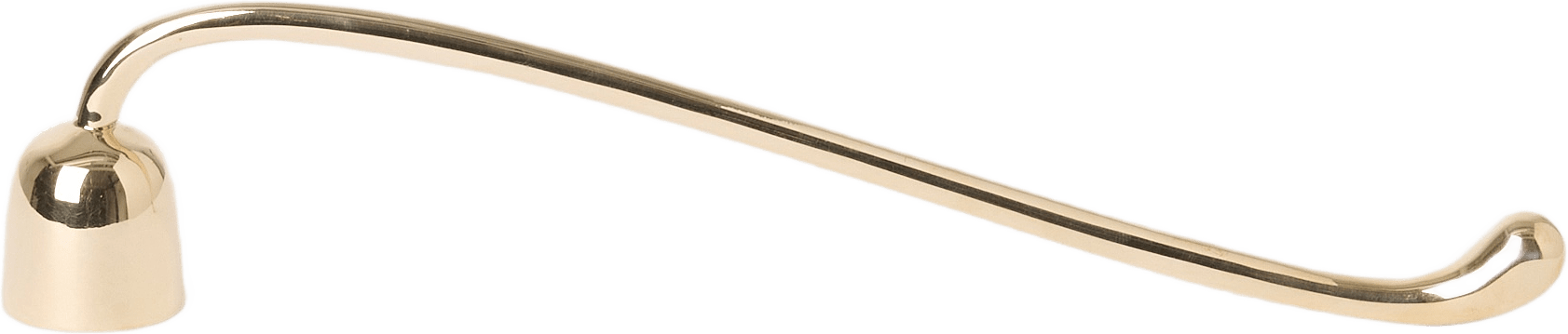 Ljussläckare i mässing, från MANO ATELIER, i färgen Gold.