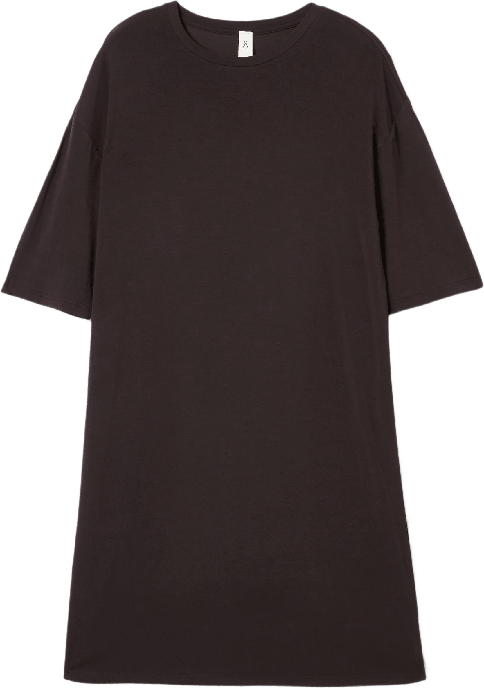 Nattlinne i modalmix ULRIKA, från Å WOMAN, i färgen Dk Brown.