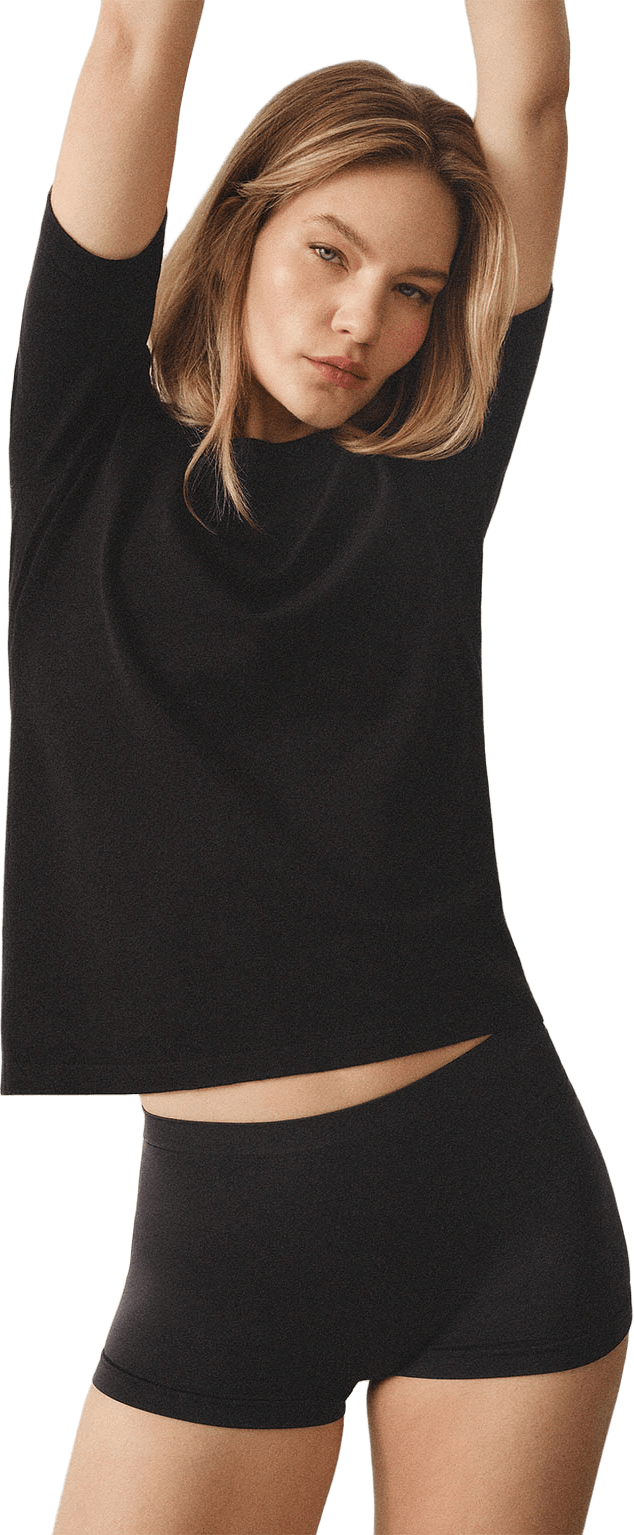 Boxertrosa LINNEA, från Å WOMAN, i färgen Black.