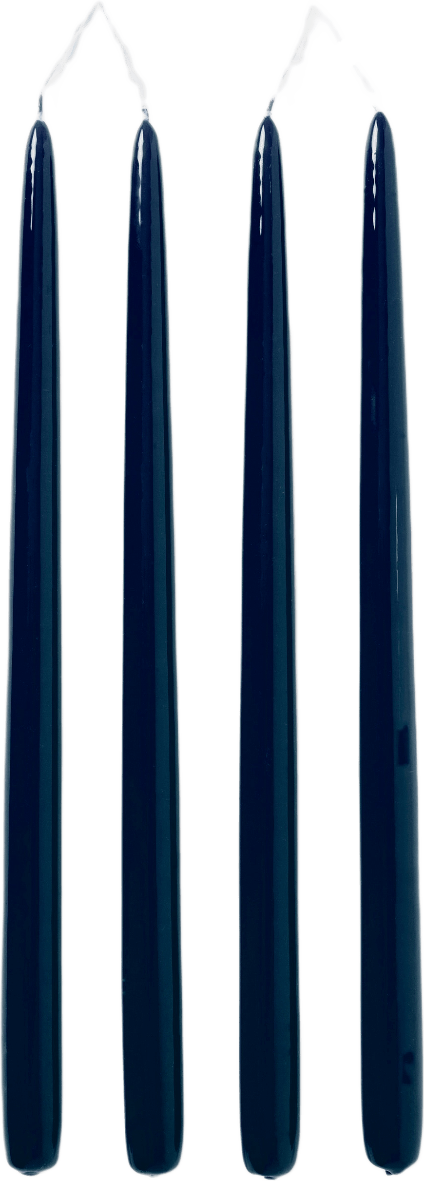 Lackade ljus, 4-pack, från Åhléns Home, i färgen Dk Blue.