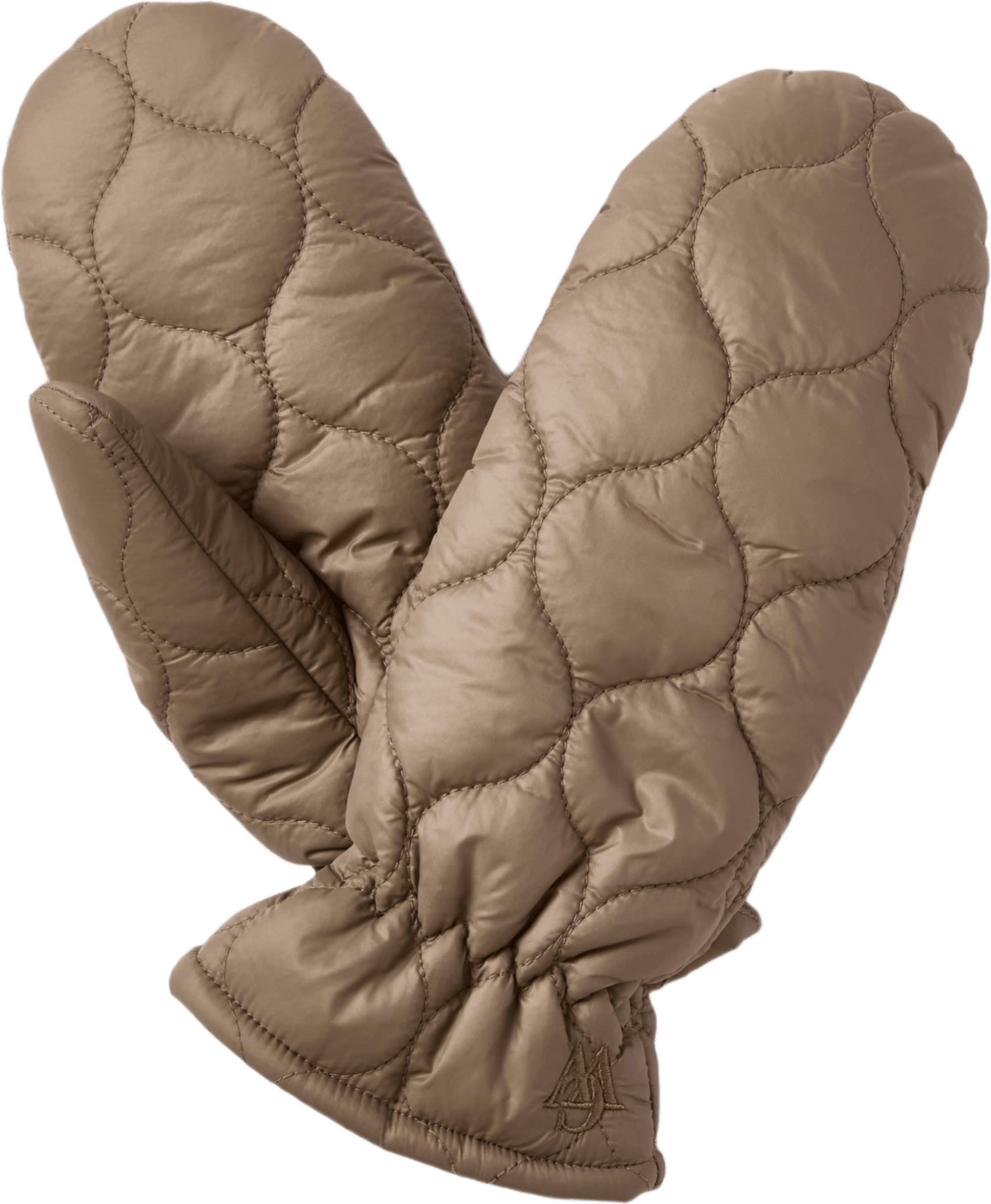 Quiltade tumvantar, från Carin Wester, i färgen Mole.