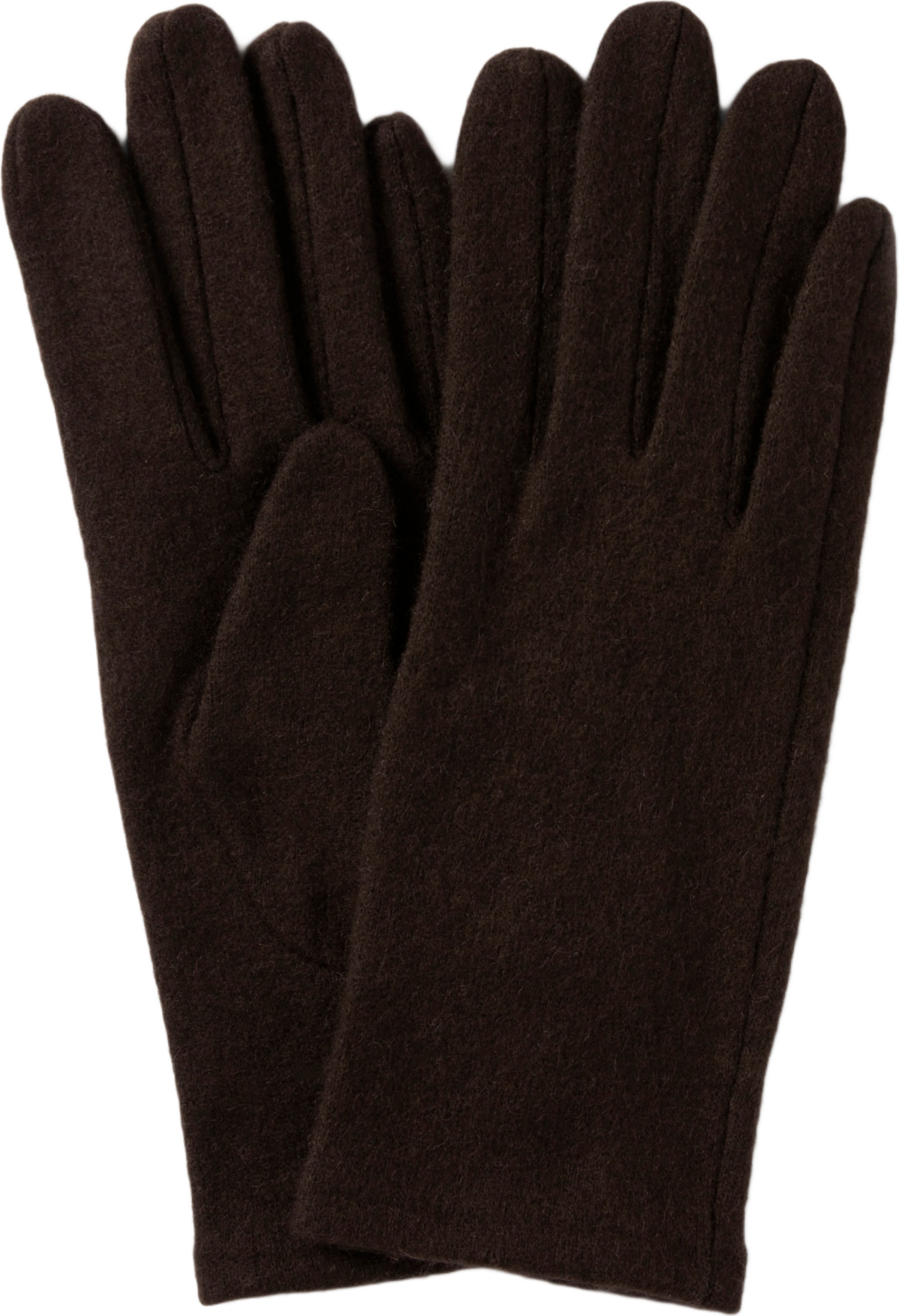 Handskar i ullmix AMANDA, från Å WOMAN, i färgen Dark Brown.