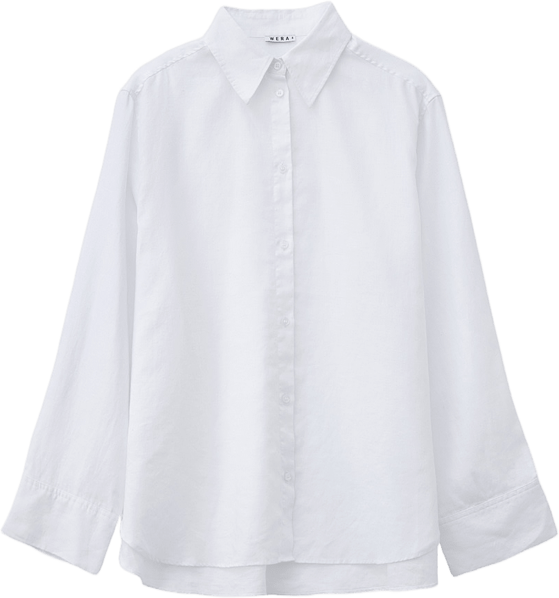 Linneskjorta ANYA, från Wera, i färgen White.