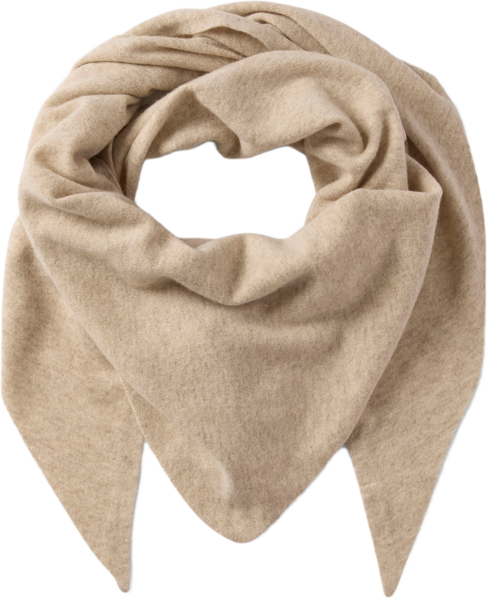 Ullscarf TRINA, från Wera, i färgen Beige Melange.