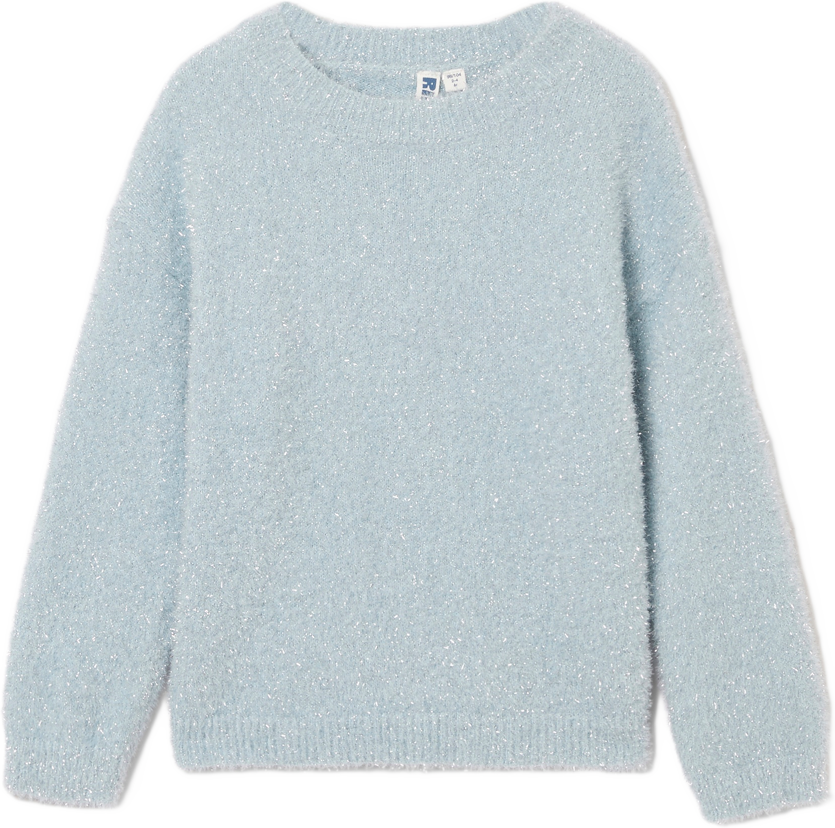 Glittrig tröja MIRA, från RIKIKI, i färgen Blue.