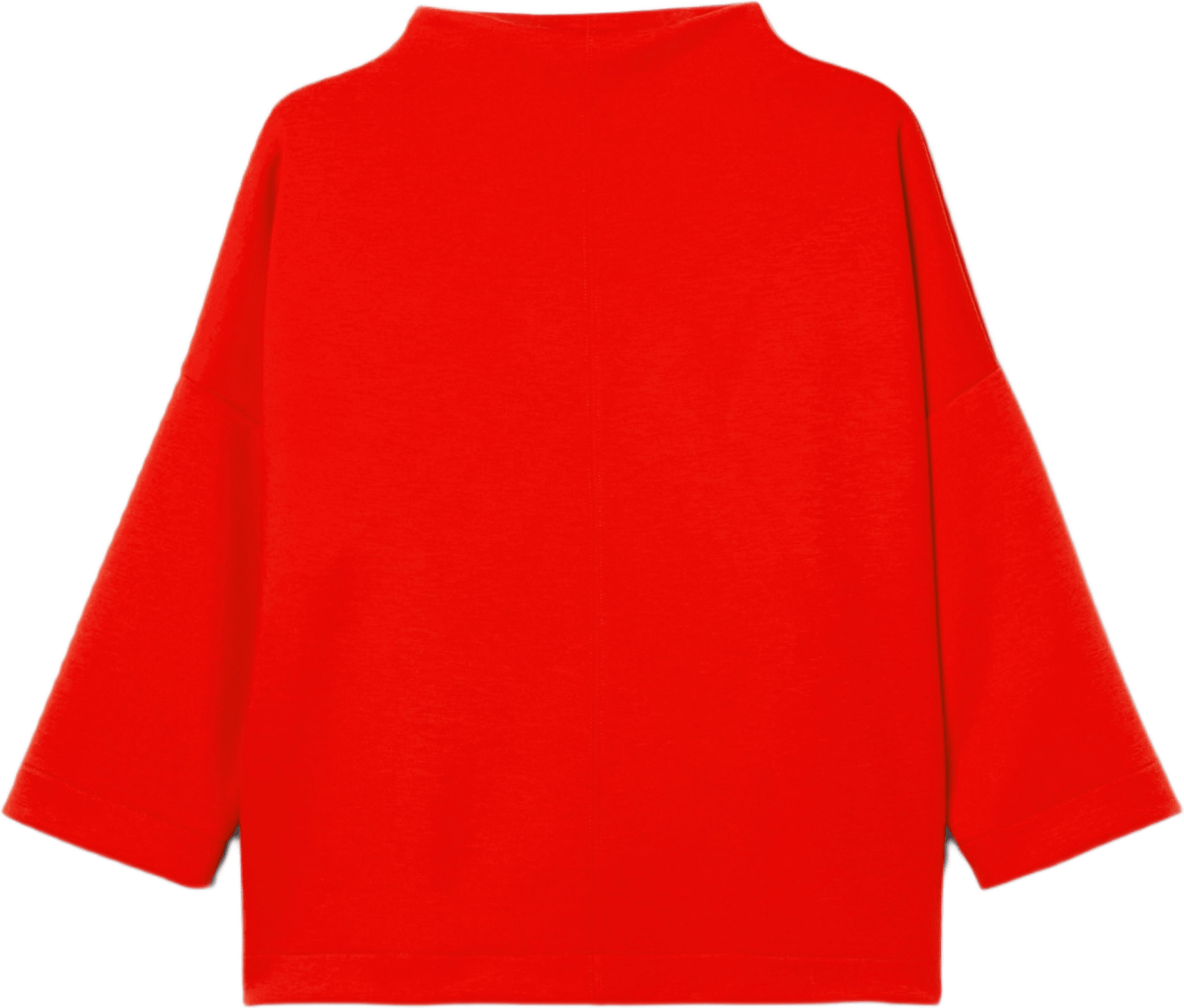 Topp med mock neck CORA, från Carin Wester, i färgen Red.