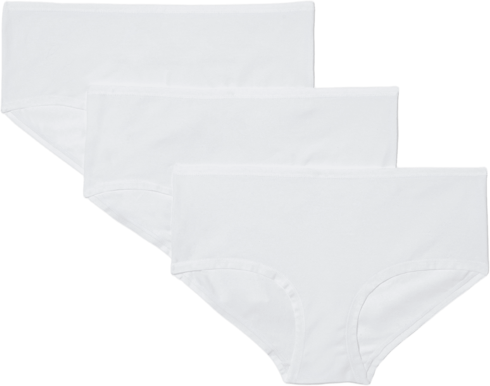 Bomullstrosor CELINA, 3-pack, från Å WOMAN, i färgen White.