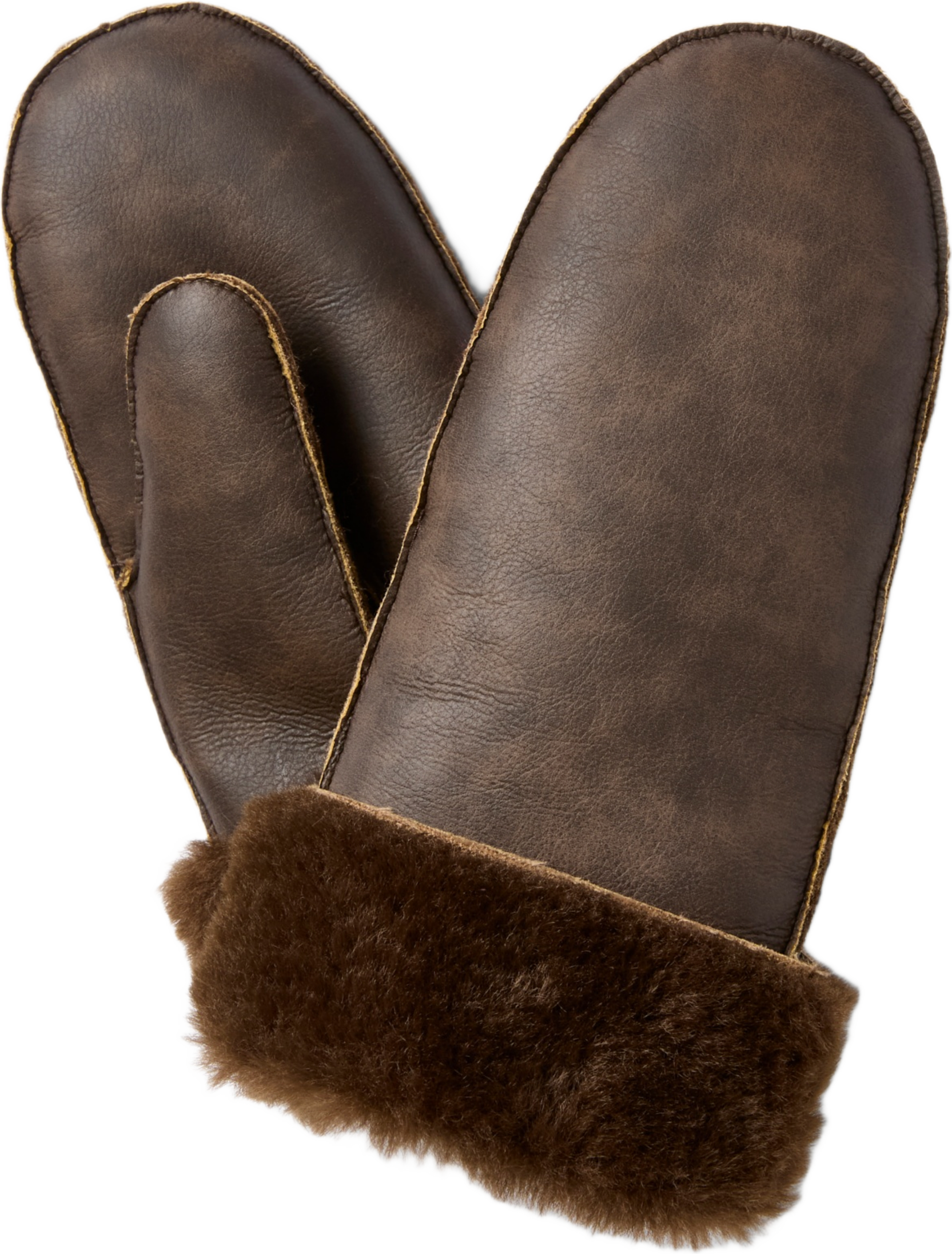 Fodrade tumvantar MIMMI, från Carin Wester, i färgen Brown.