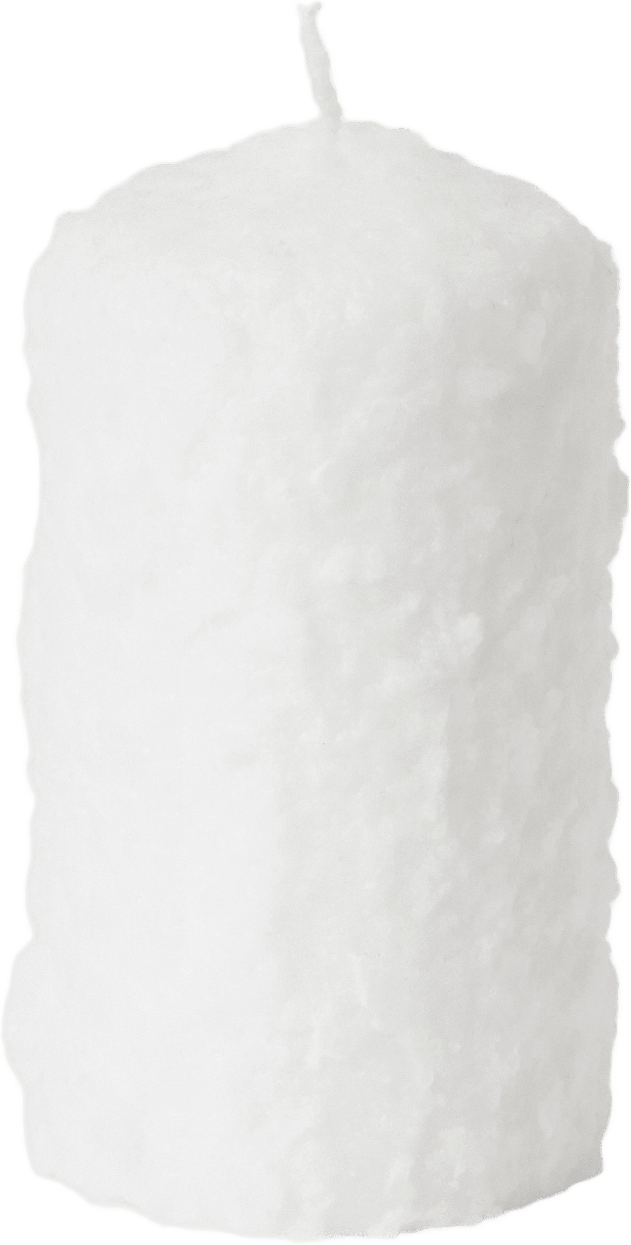 Snöbollsljus blockljus, från Åhléns Home, i färgen White.