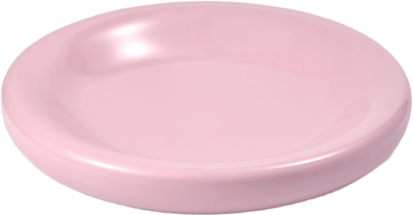 Assiett i stengods BEANI 18 cm, från Åhléns Home, i färgen Lt Pink.