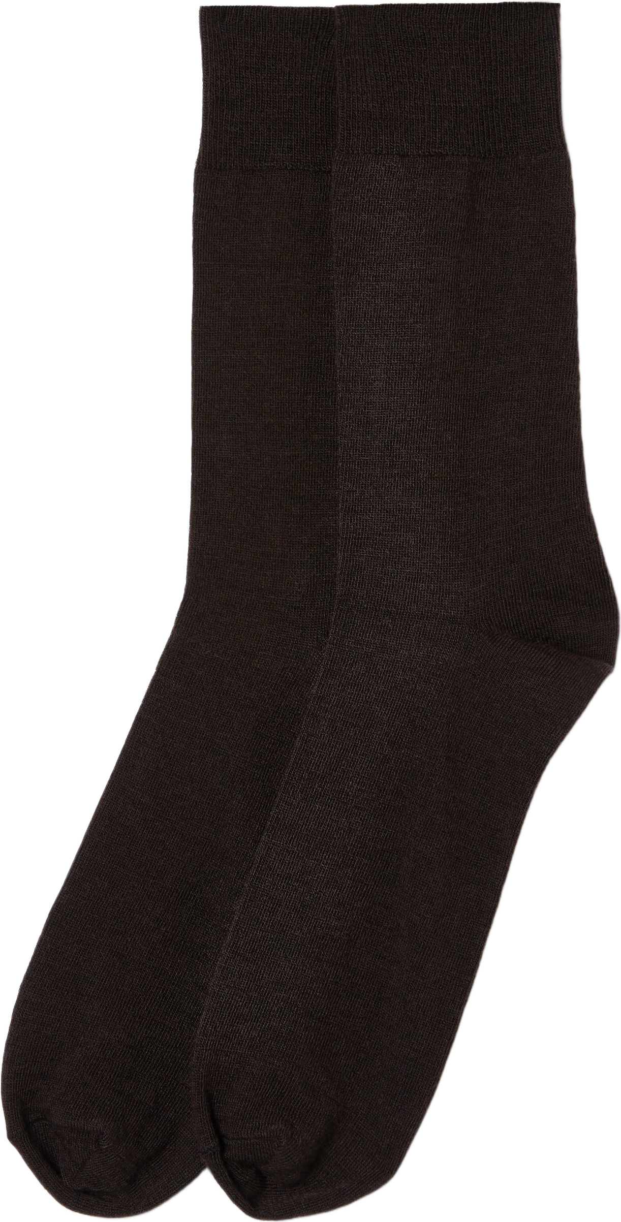 Strumpor i ullmix, 2-pack, från NORVIE, i färgen Dark Brown.