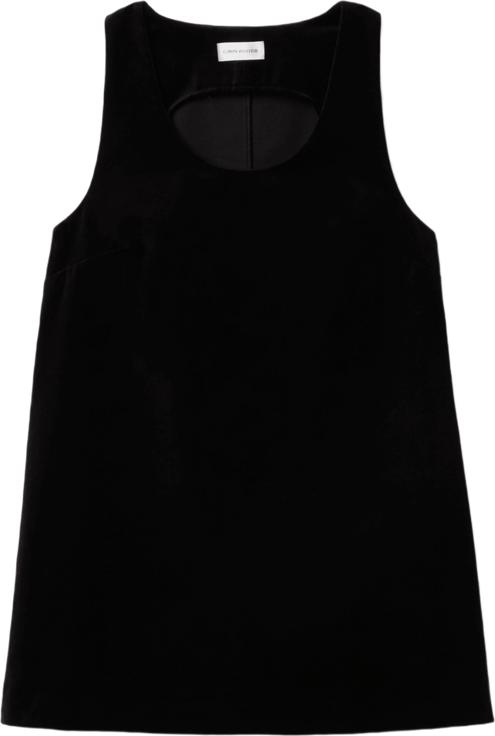 Ärmlös sammetsklänning LEANE, från Carin Wester, i färgen Black.