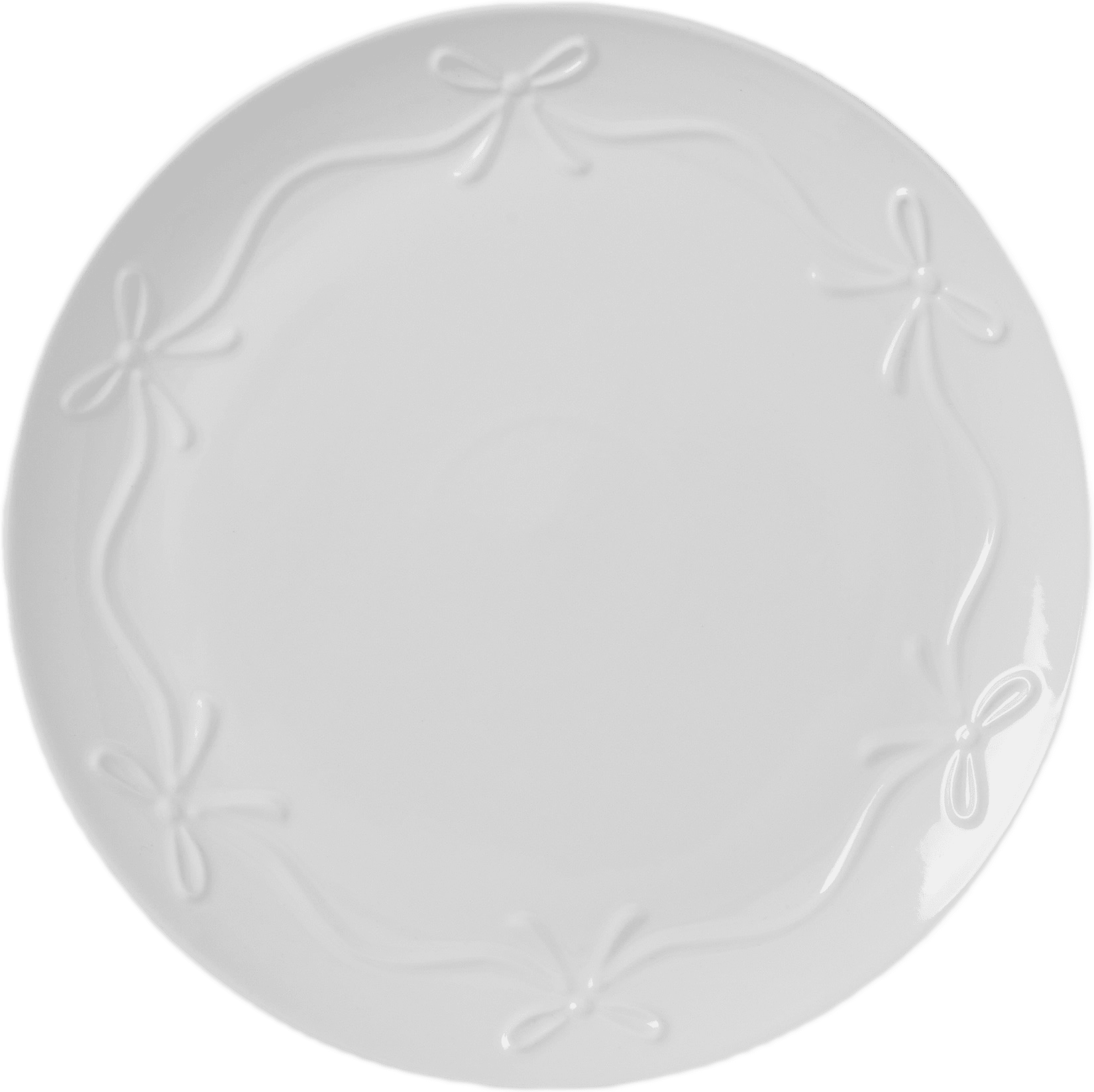 Tallrik BOW 26 cm, från Åhléns Home, i färgen White.