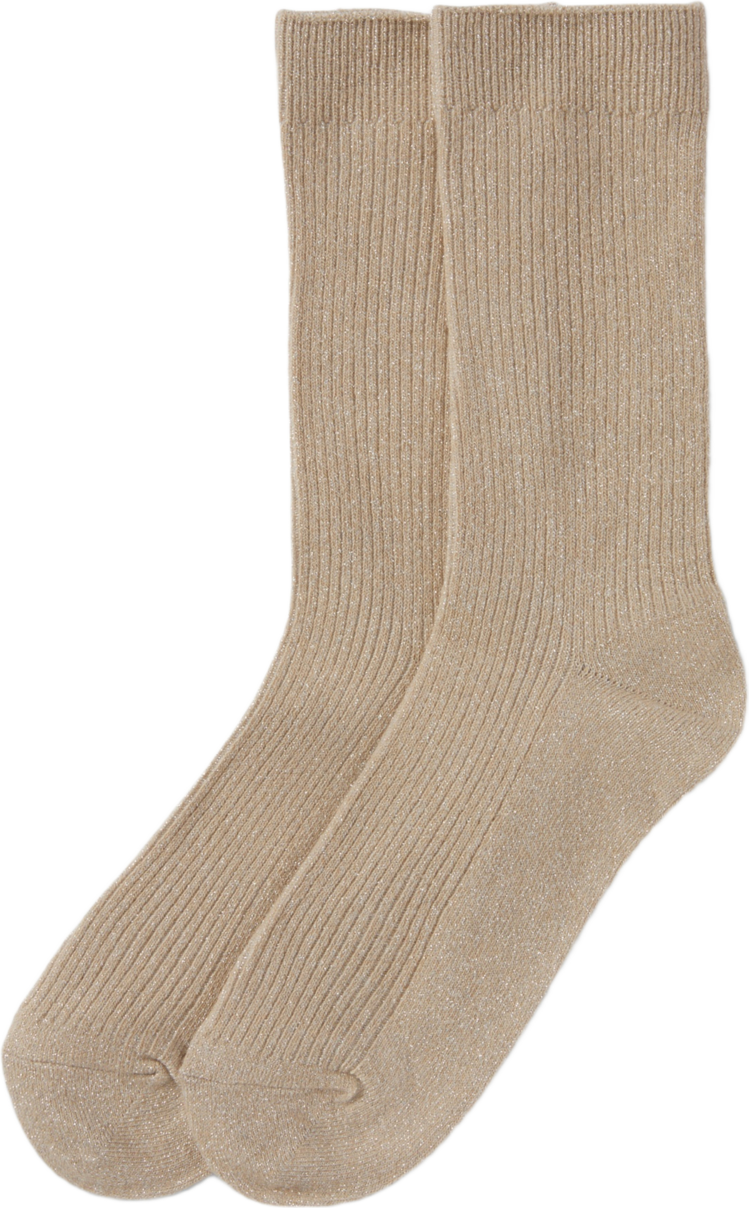 Glittriga strumpor, från Å WOMAN, i färgen Beige.