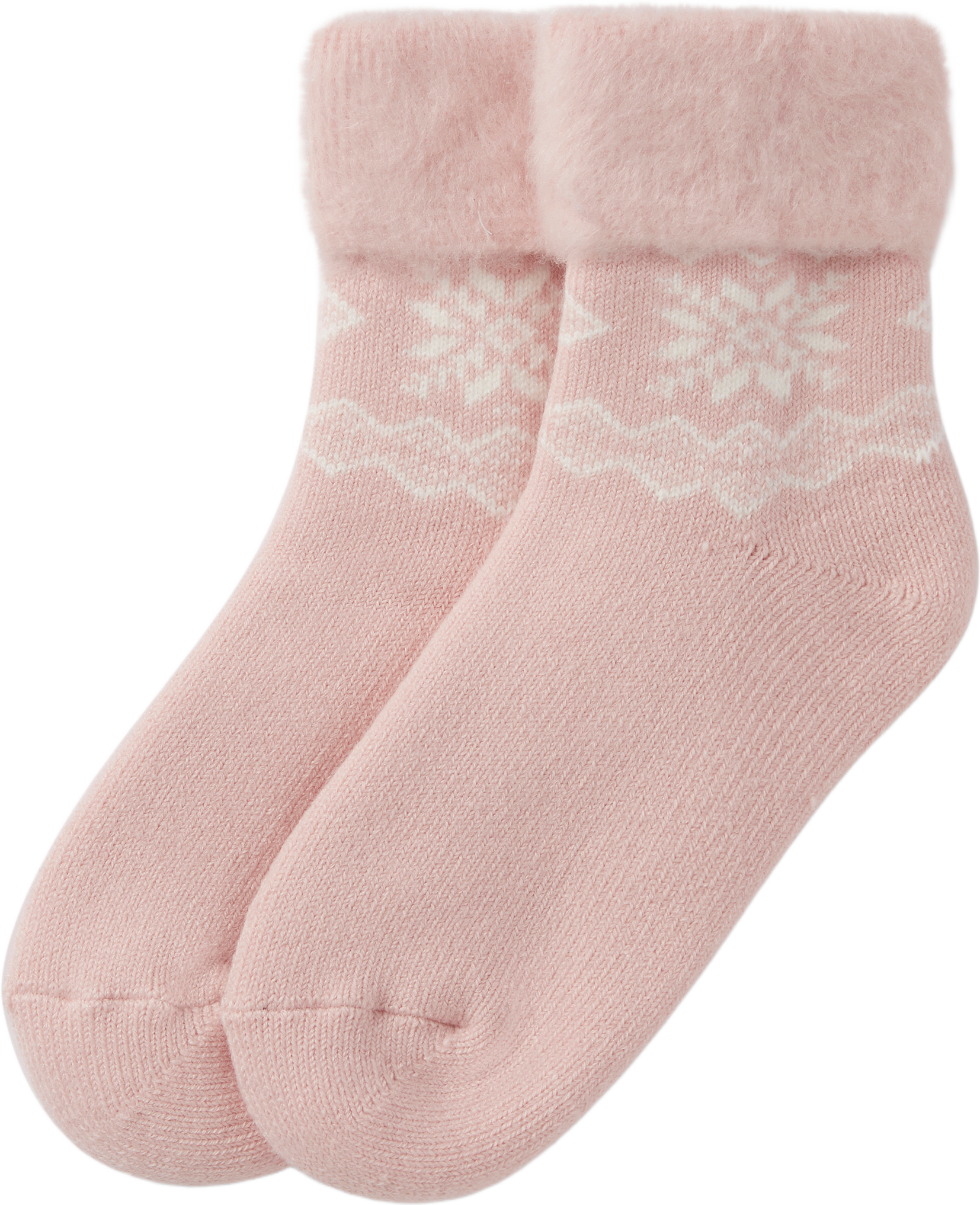 Myssockor med borstad insida, från Å WOMAN, i färgen Pink.