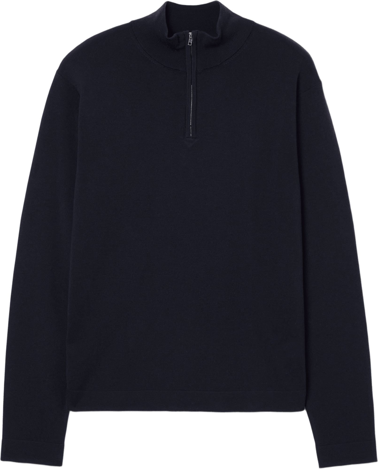 Ulltröja med half zip MAEL, från NORVIE, i färgen Navy.