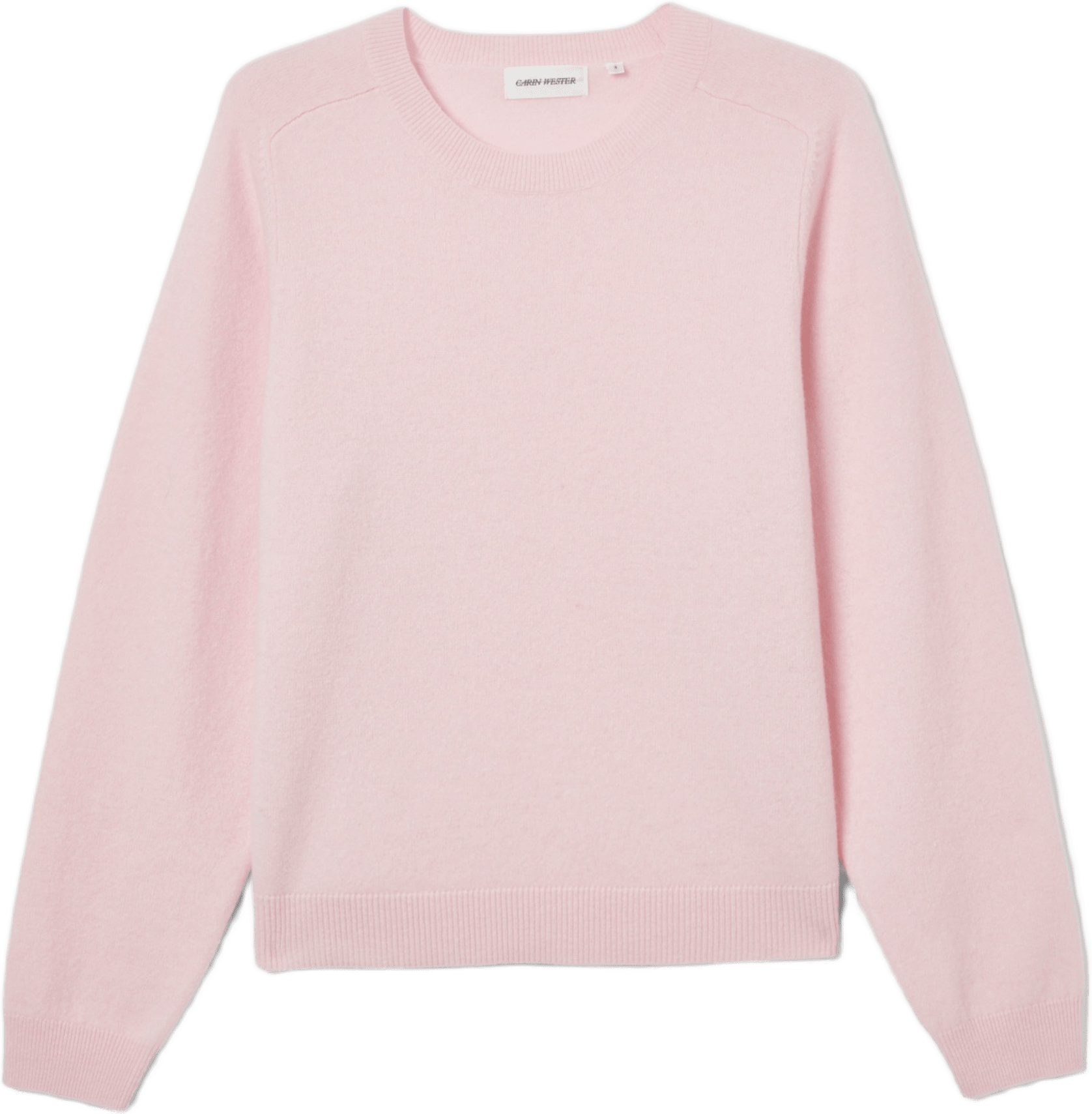 Stickad ulltröja EBBA, från Carin Wester, i färgen Light Pink.