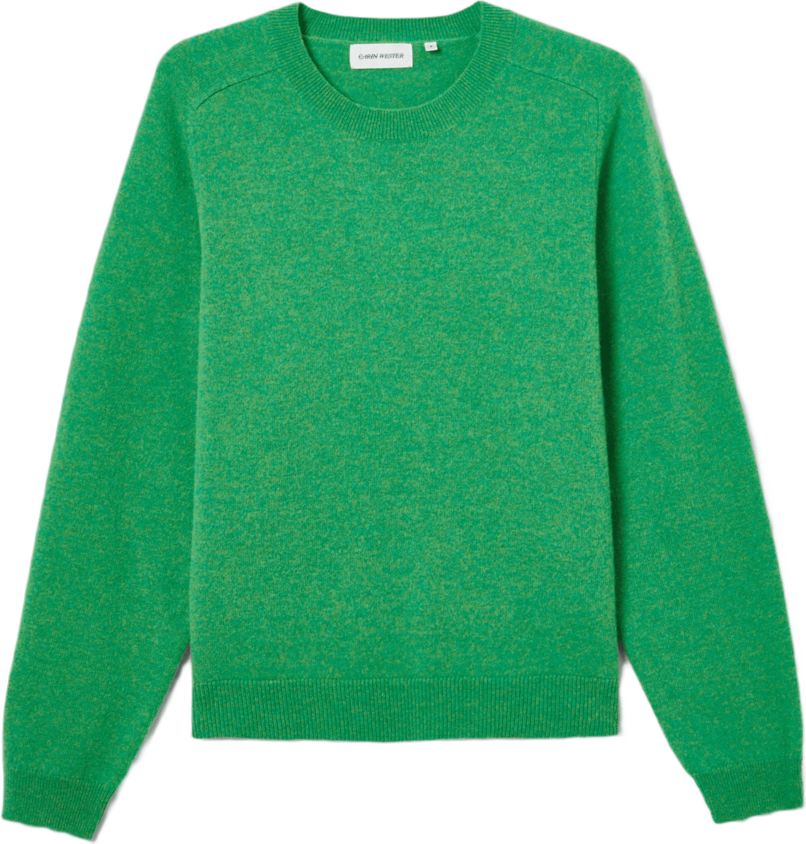 Stickad ulltröja EBBA, från Carin Wester, i färgen Bright Green.