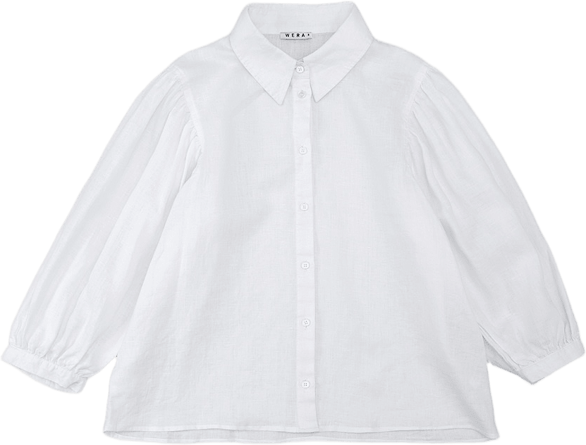 Linneblus TULIP, från Wera, i färgen White.