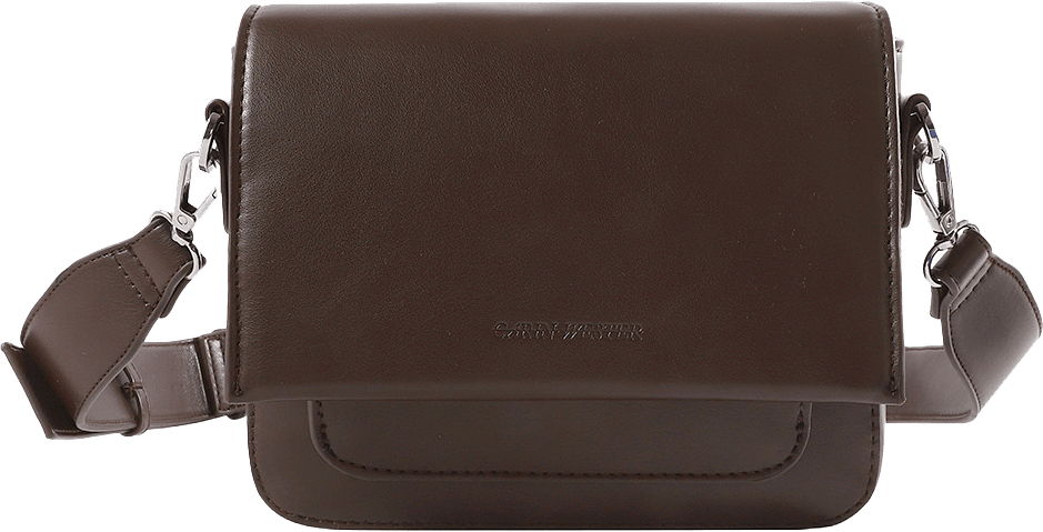 Crossbody CYNTHIA, från Carin Wester, i färgen Dk brown Plain.