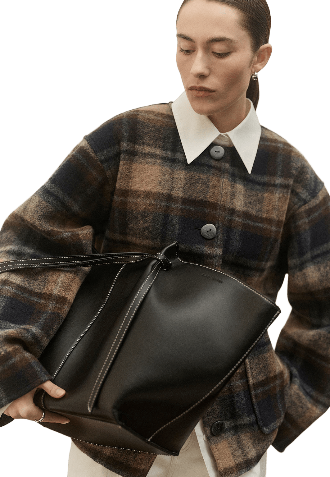 Jacka i ullmix RENEE, från Carin Wester, i färgen Check.