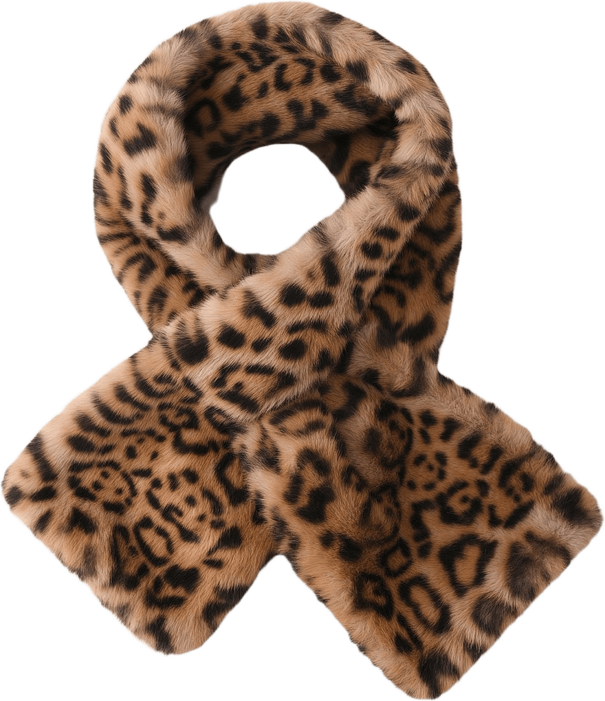 Scarf i fuskpäls AMY, från Carin Wester, i färgen Leo.