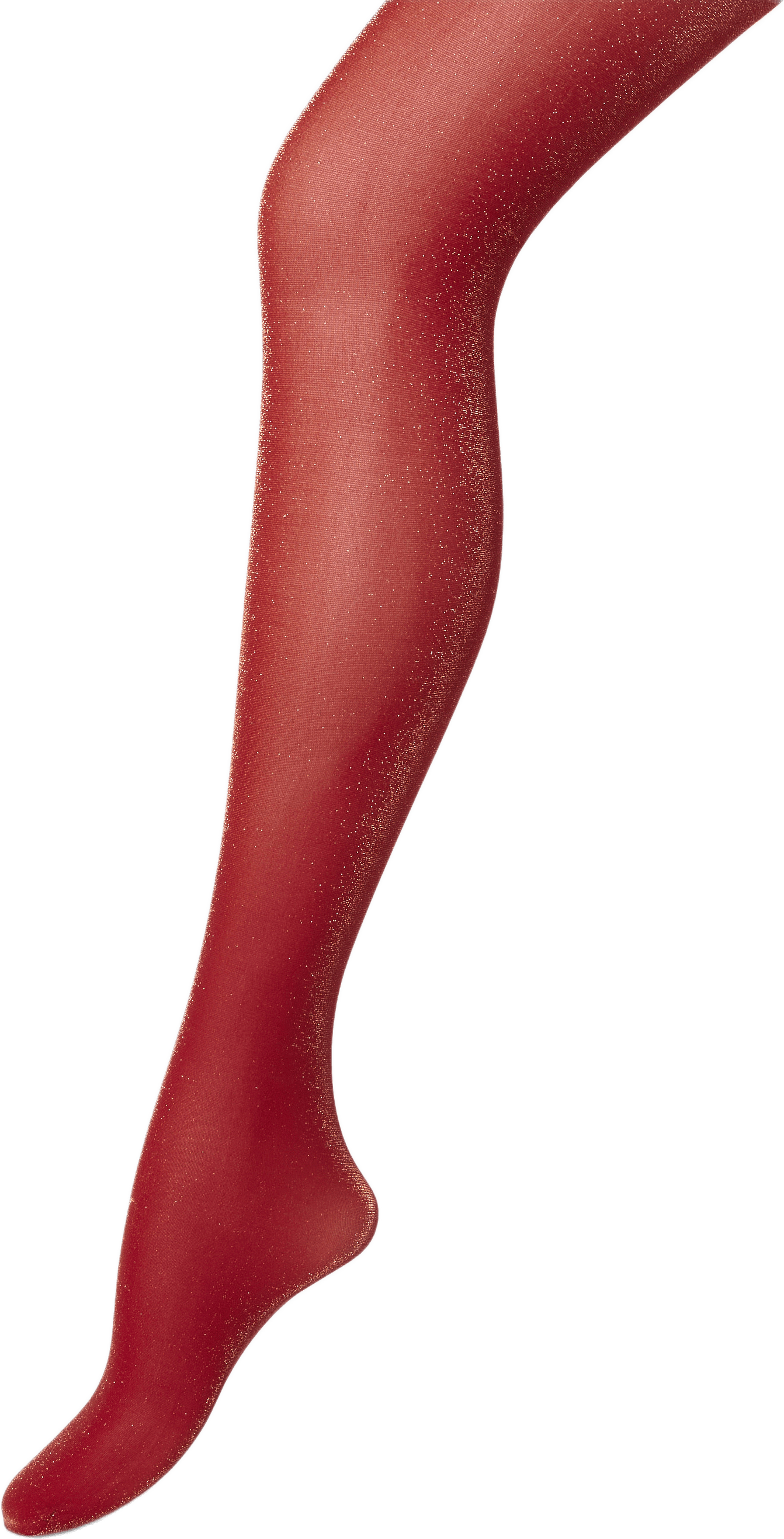 Glittriga strumpbyxor 50 den, från Å WOMAN, i färgen Red/Gold.