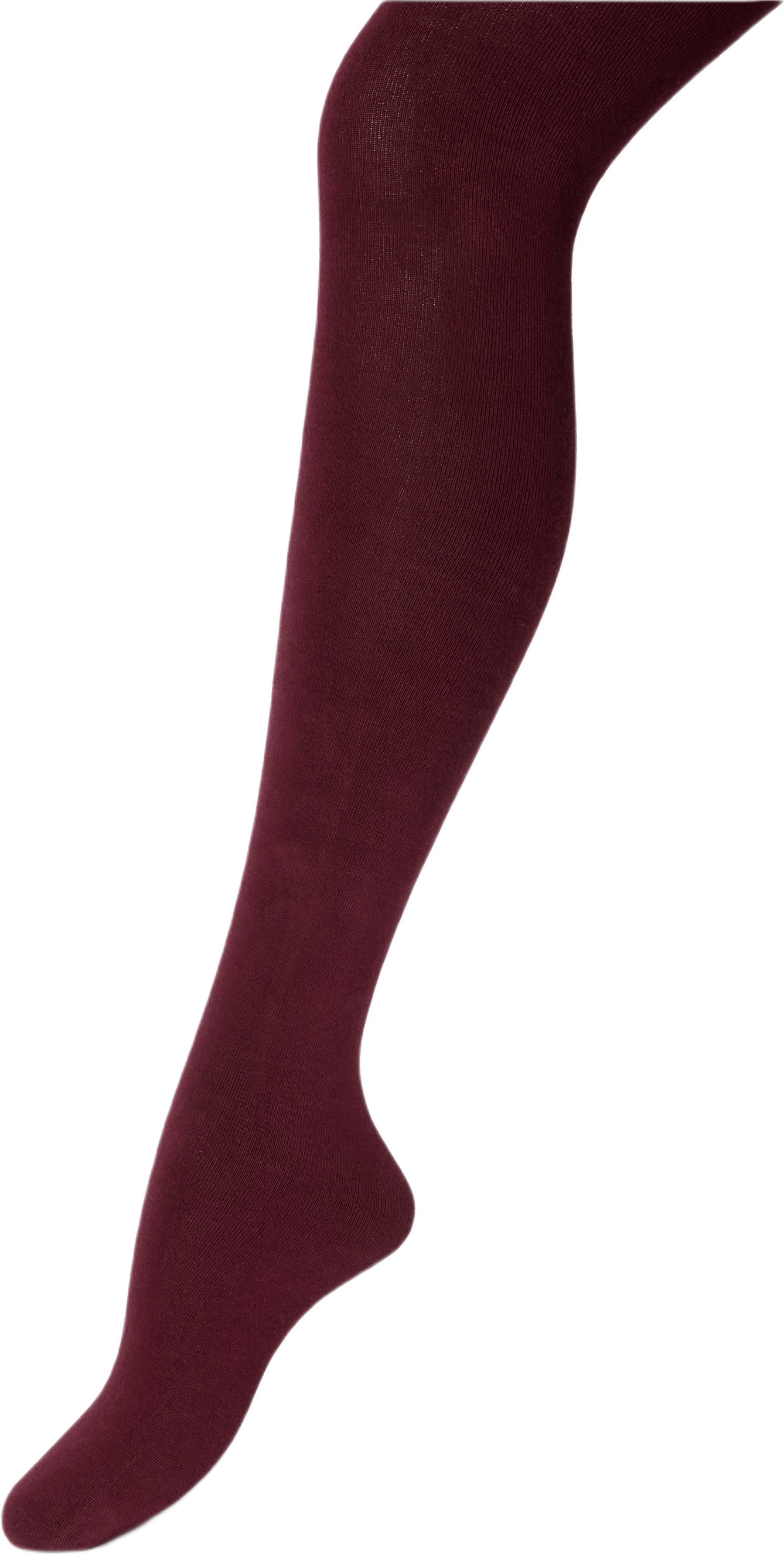 Strumpbyxor i bomullsmix, från Å WOMAN, i färgen Wine.