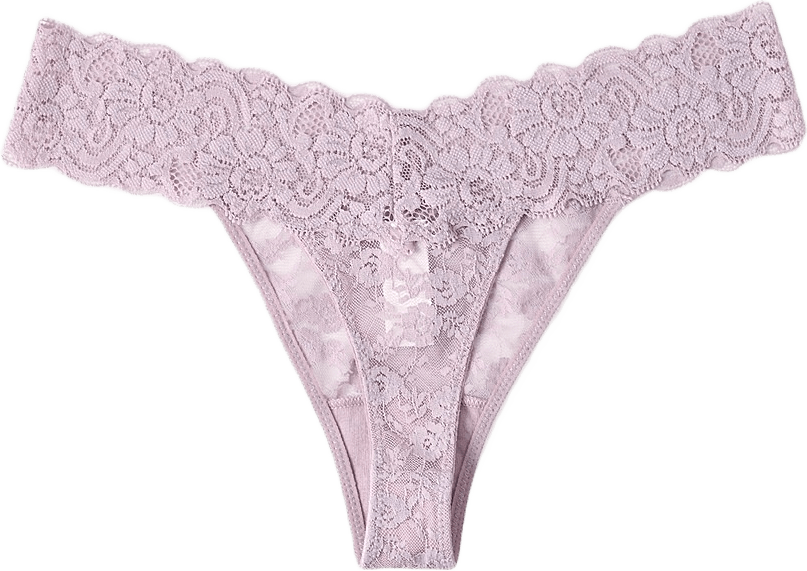 Stringtrosa med spets AMBER, från Å WOMAN, i färgen Pink.